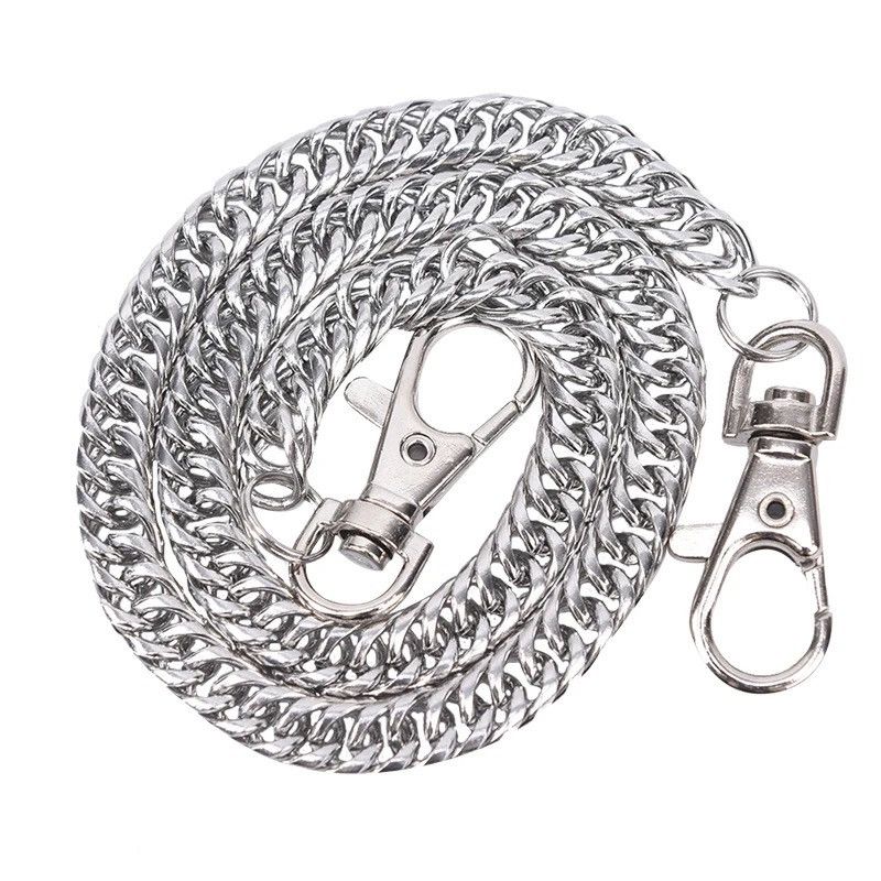 Vintage Retro Silver Wallet Jeans Chain Size ONE SIZE - 4 Thumbnail