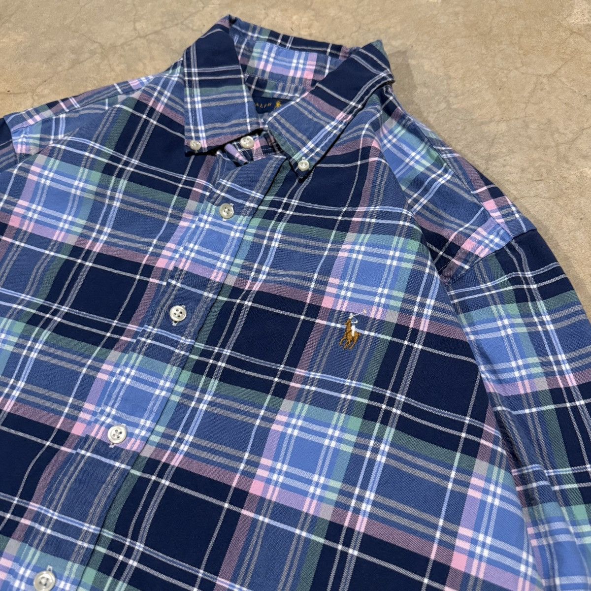 Polo Ralph Lauren Polo Ralph Lauren Faded Pony Plaid Flannel Shirt ERD Grunge Size US L / EU 52-54 / 3 - 3 Thumbnail