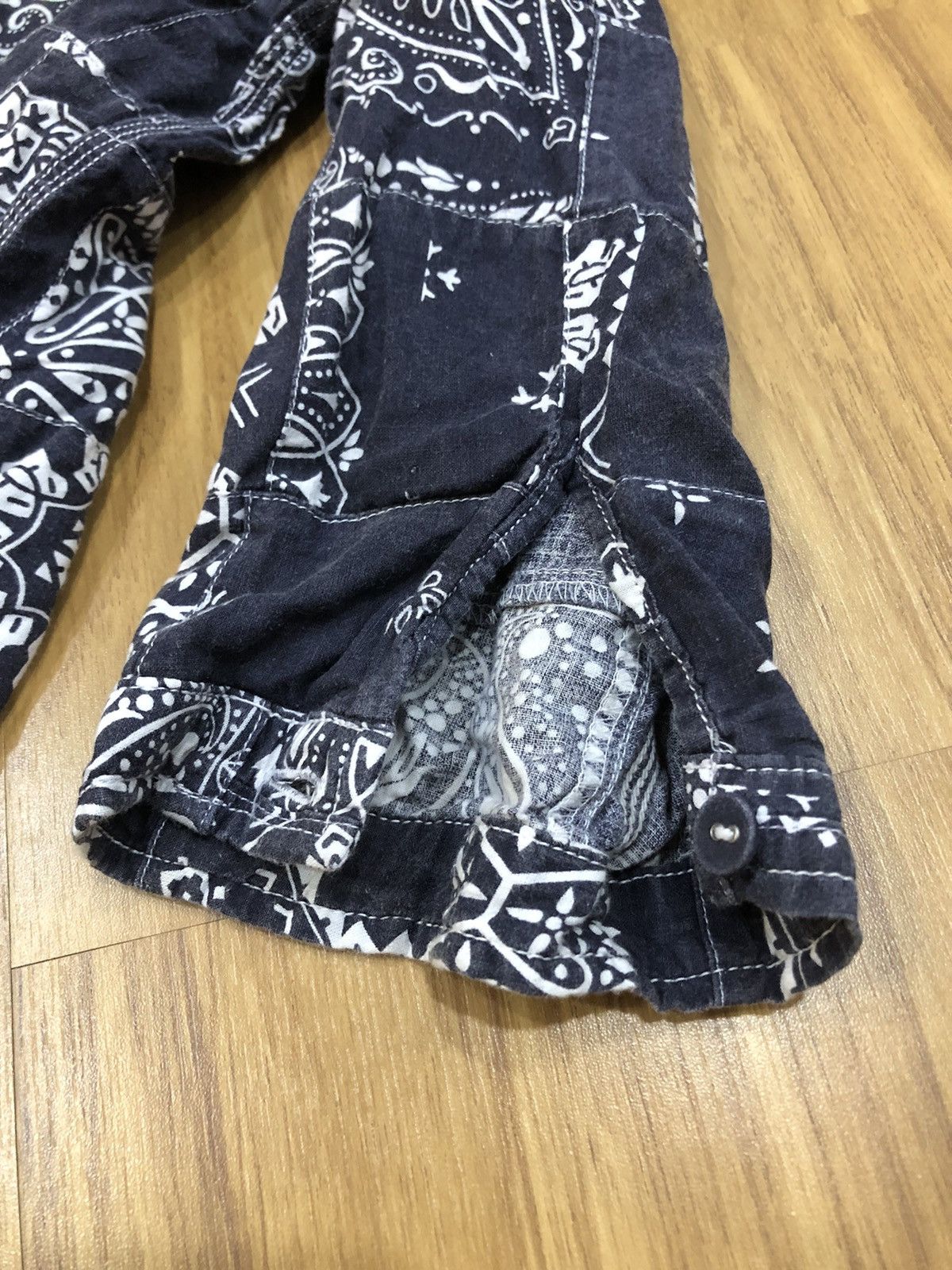 Kapital SpellBound Domingo Patchwork Bandana Half Sleeve Shirt Size US L / EU 52-54 / 3 - 4 Thumbnail