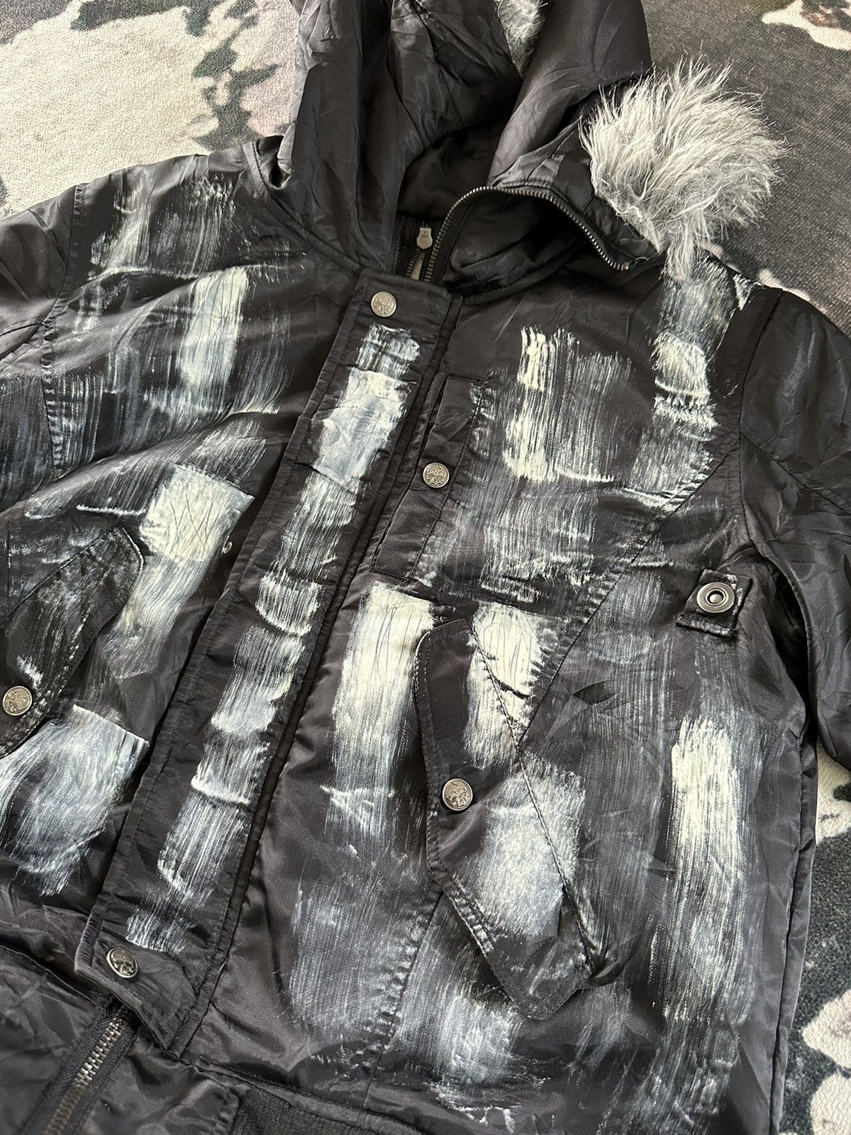 BERNINGS SHO 00’s Berning Sho punk bomber zipper jacket Size US M / EU 48-50 / 2 - 9 Thumbnail