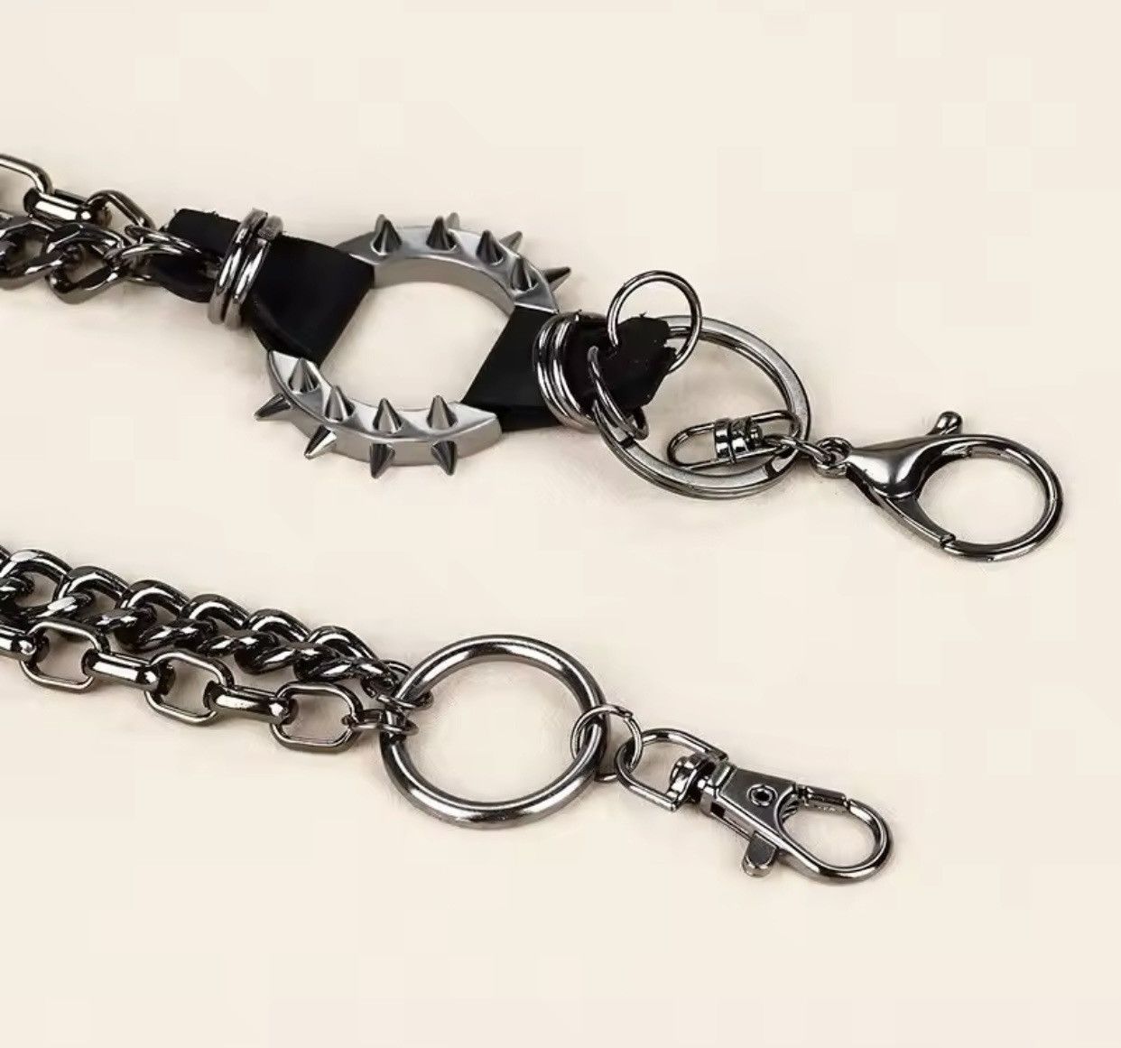 Jewelry 2 Layer Waist Punk Wallet Chain Size ONE SIZE - 3 Thumbnail