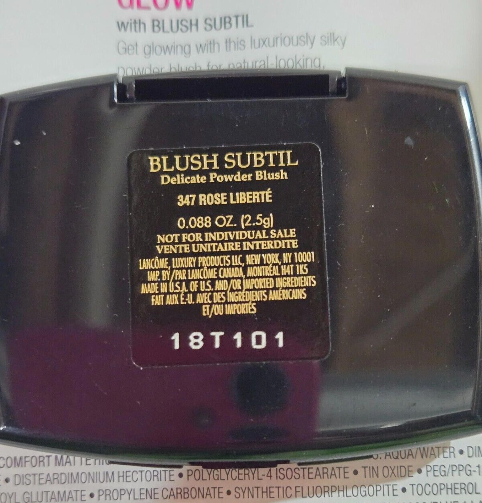 Designer Lancome Blush Subtil Delicate Powder Blush #347 NEW Size ONE SIZE - 4 Thumbnail