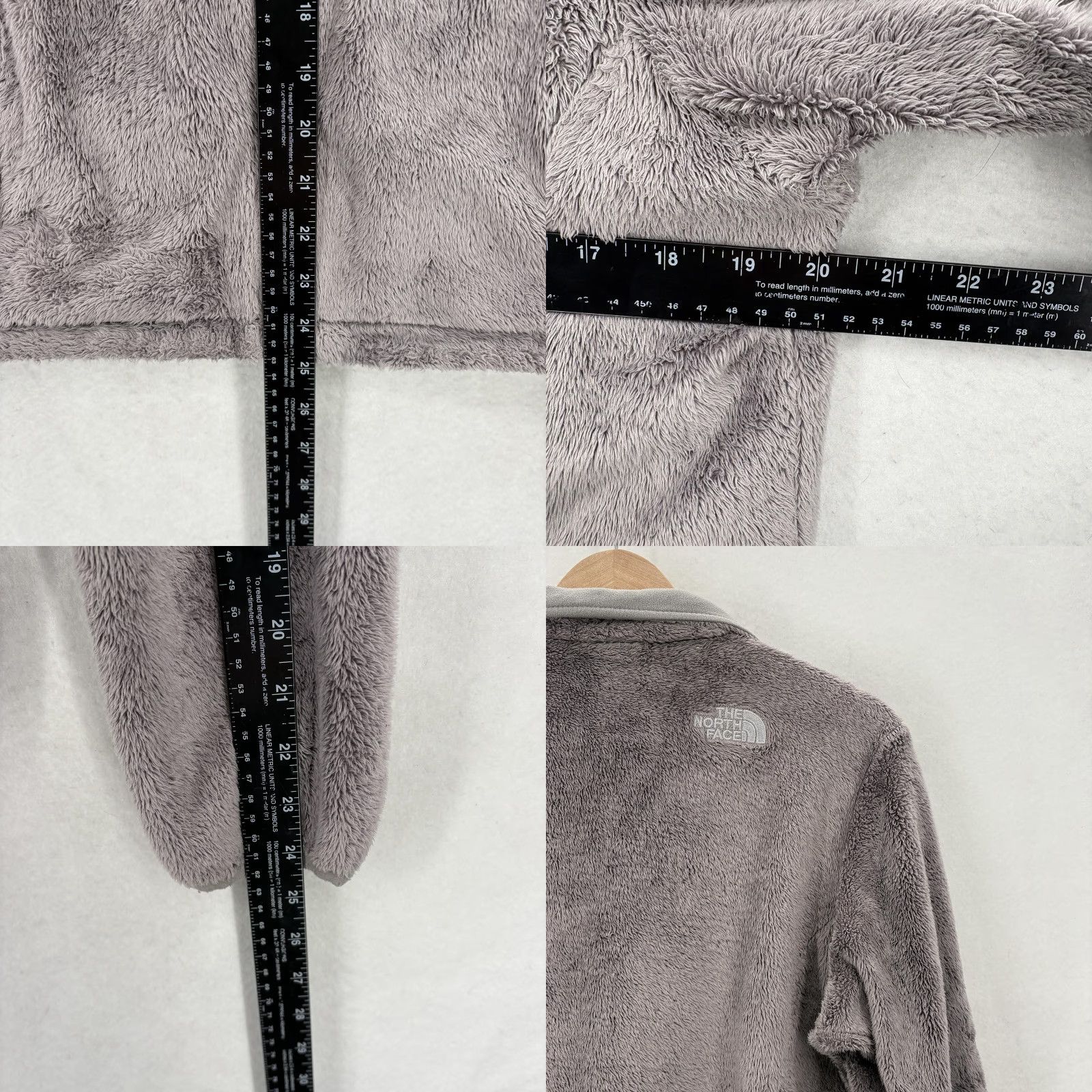 The North Face The North Face Fleece Jacket Womens M Gray High-Pile Full Zip Plush Warm Size M / US 6-8 / IT 42-44 - 8 Thumbnail
