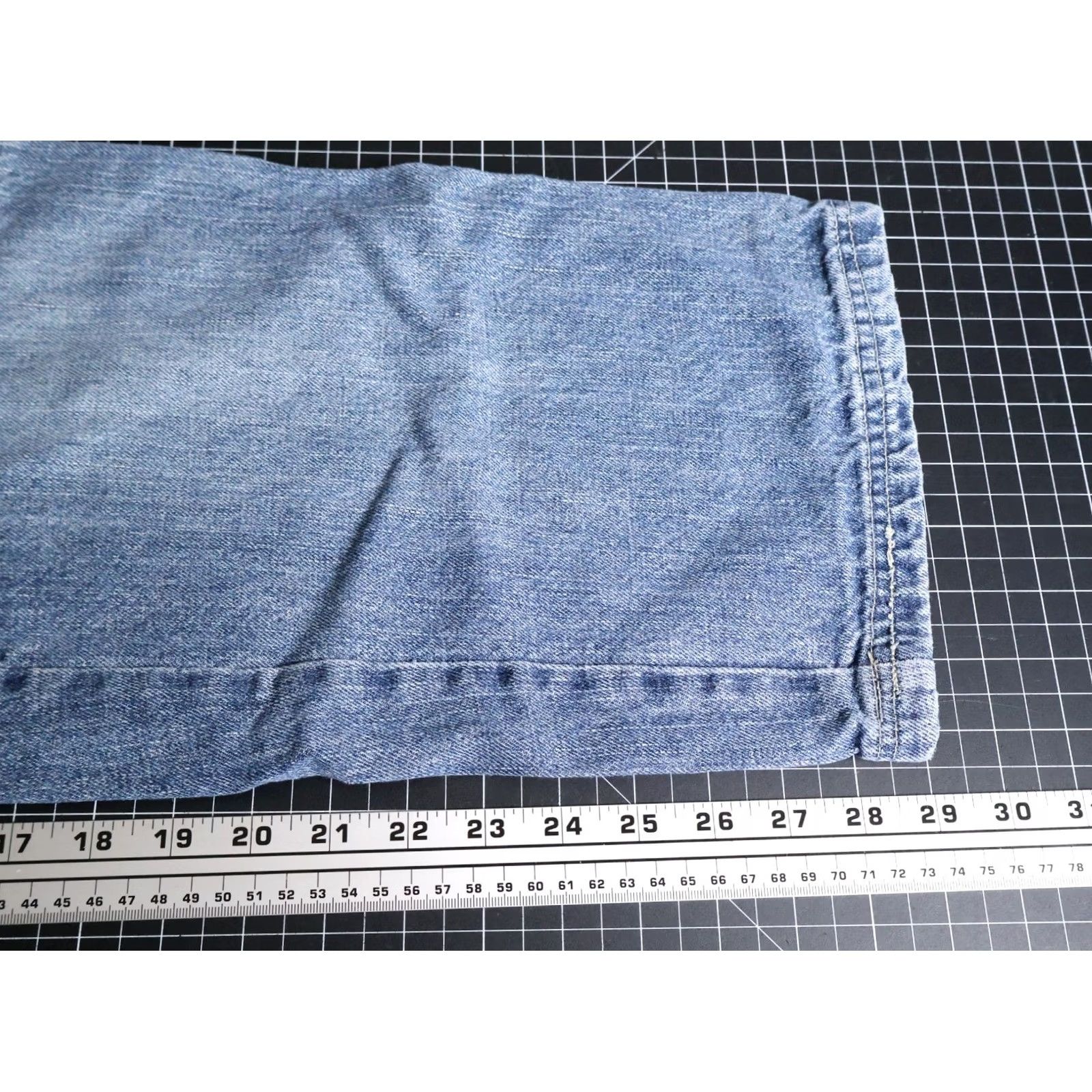 Southpole VINTAGE Southpole Jeans Men 30 x 29 Blue Denim 5-Pocket Baggy Straight Relaxed High Rise Y2K 90s Hip Hop Retro Riveted Size US 30 / EU 46 - 6 Thumbnail