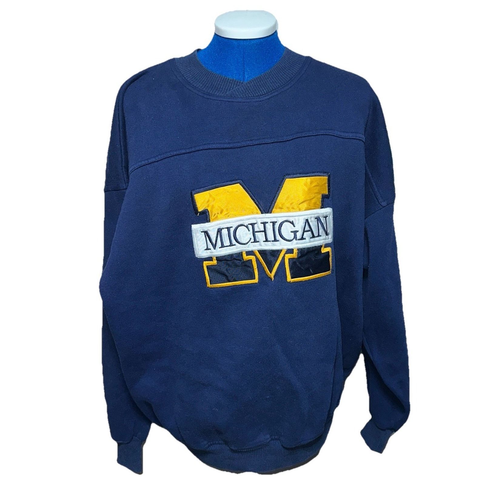 NCAA 90s University of Michigan Wolverines Crewneck Sweatshirt XL Size US XL / EU 56 / 4 - 1 Thumbnail