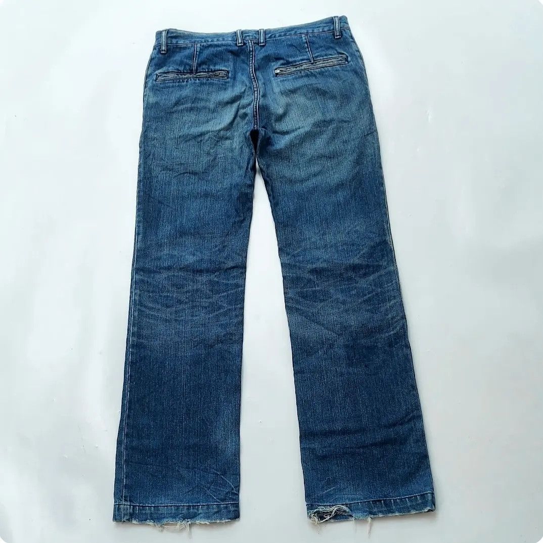 The Viridi-anne × Vintage The Viridi Anne Triple Zipper Denim Pants Size US 33 - 2 Thumbnail