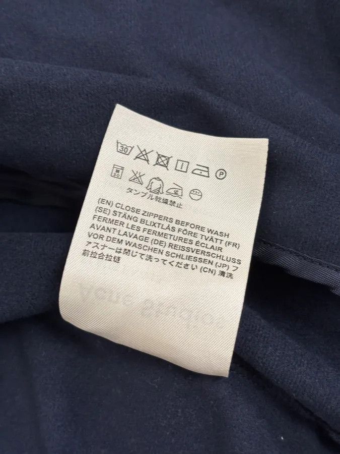 Acne Studios AW2015 Acne Studios Navy Zip-up Track Top Size US S / EU 44-46 / 1 - 10 Thumbnail