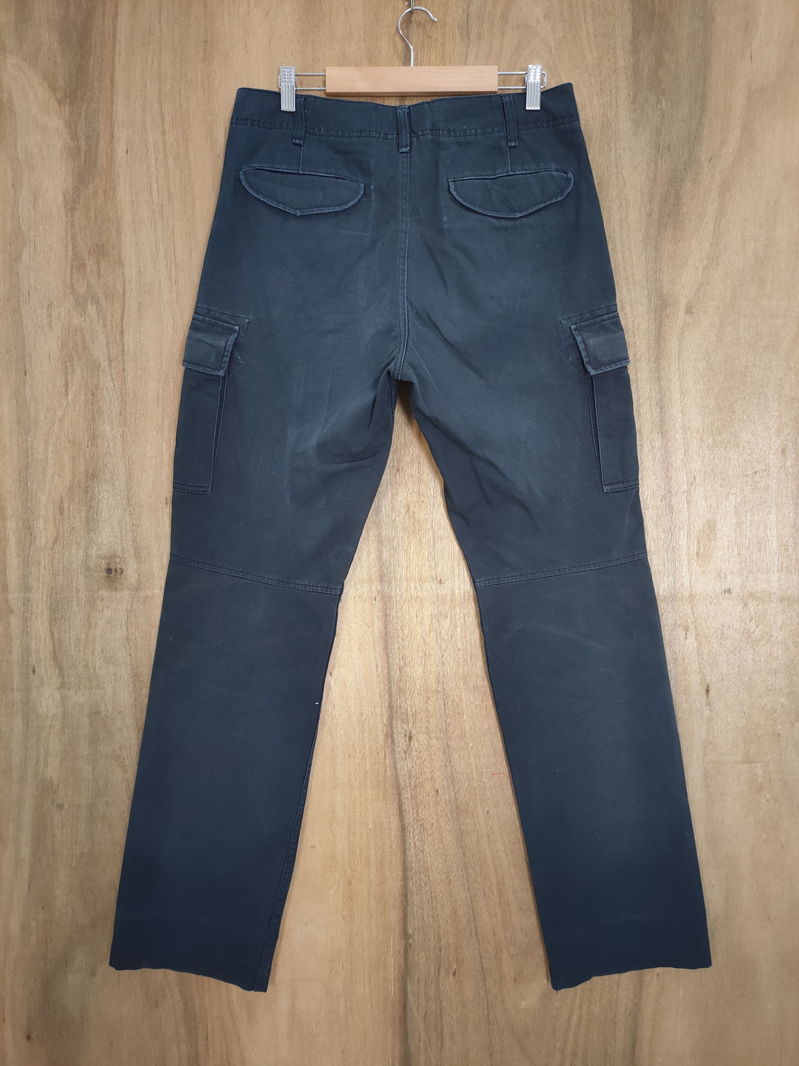 Japanese Brand VINTAGE JAPANESE BRAND DARK BLUE RUSTY CARGO PANTS Size US 32 / EU 48 - 9 Thumbnail