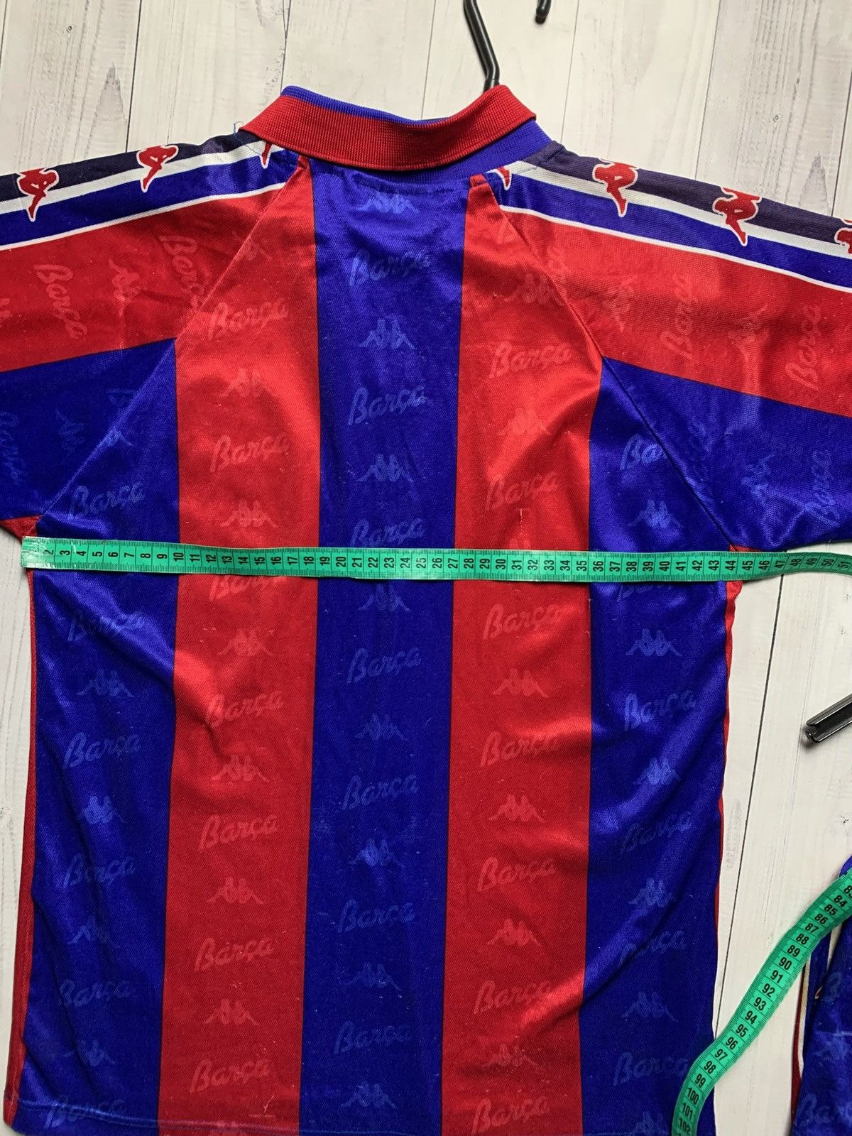 Kappa Vintage Kappa Barcelona soccer jersey + shorts rare XXS Size US XXS / EU 40 - 15 Thumbnail