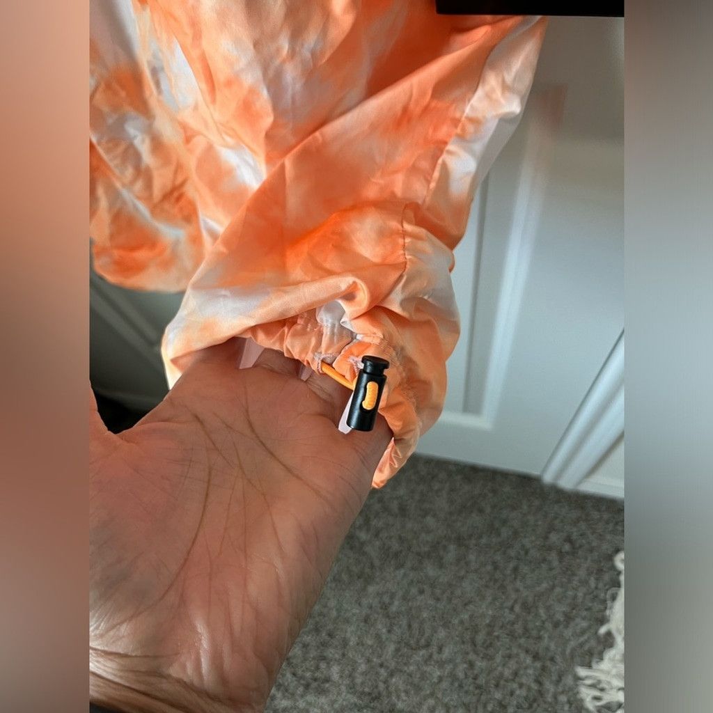 Forever 21 Orange Tie Dye Pants - L Size 31" - 4 Thumbnail