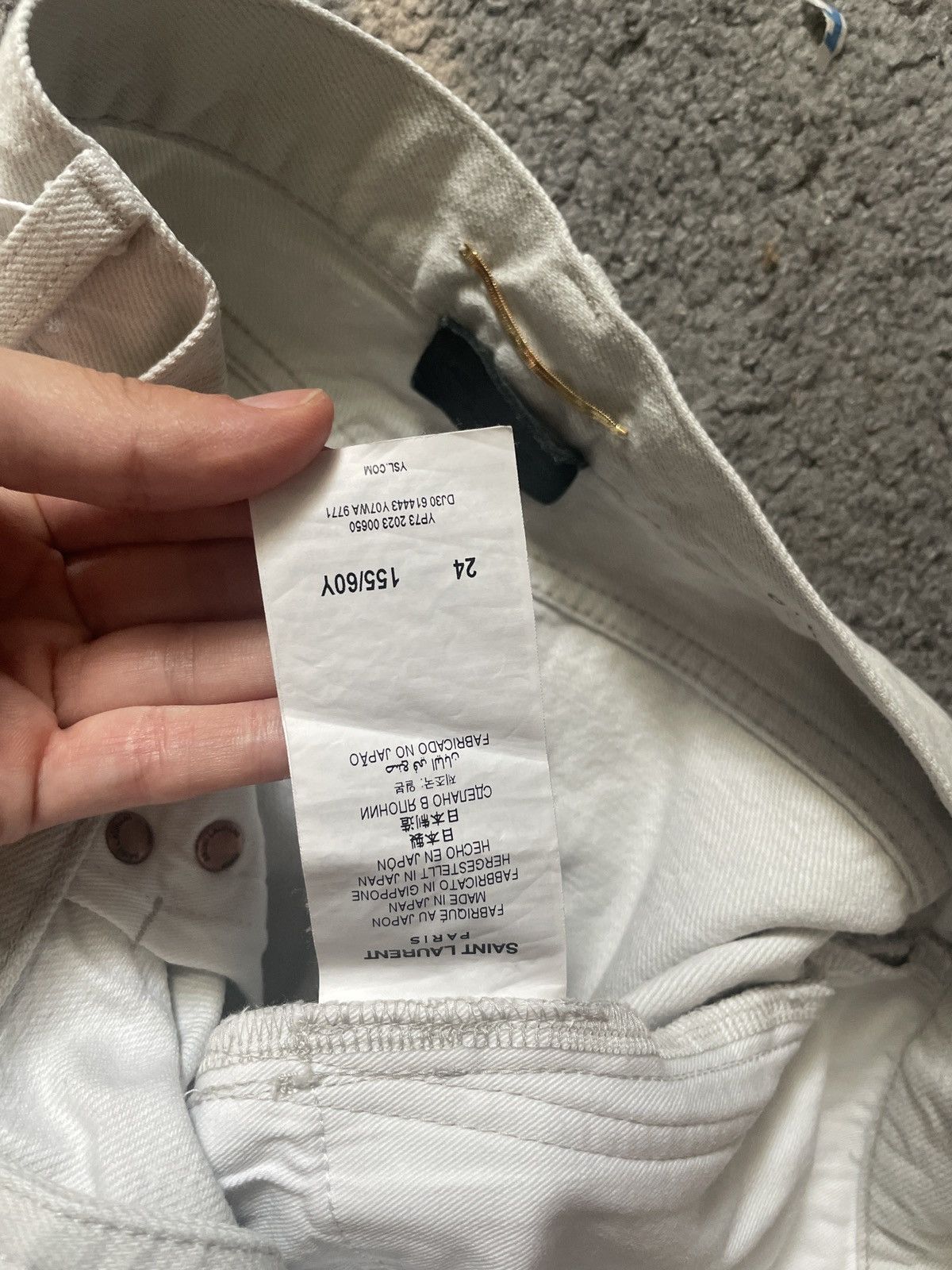 Saint Laurent Paris Saint Lauren Paris jeans Size 24" / US 00 / IT 34 - 5 Thumbnail