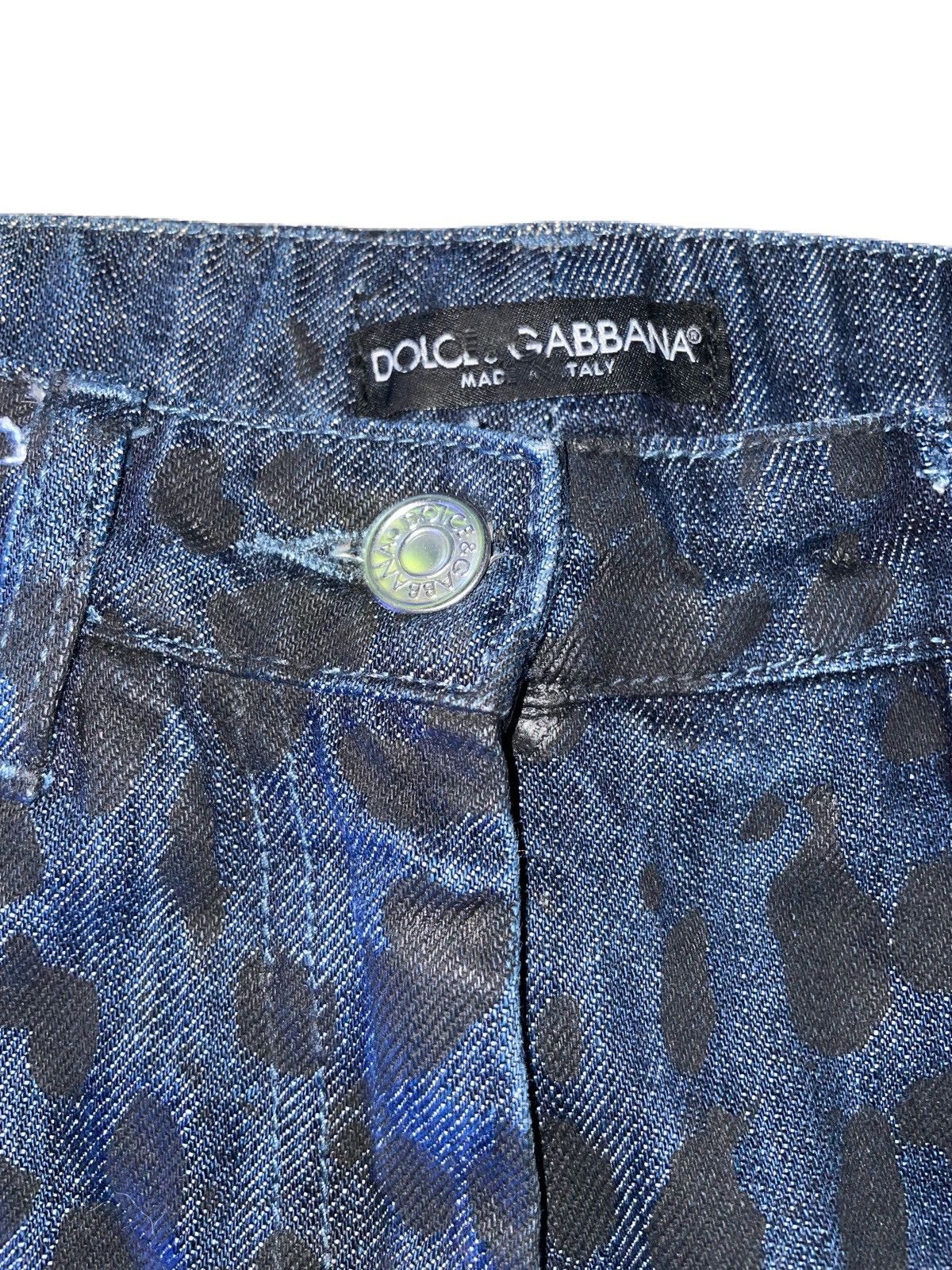 Dolce & Gabbana Dolce & Gabbana Leopard Print Jeans Size 28" / US 6 / IT 42 - 2 Thumbnail