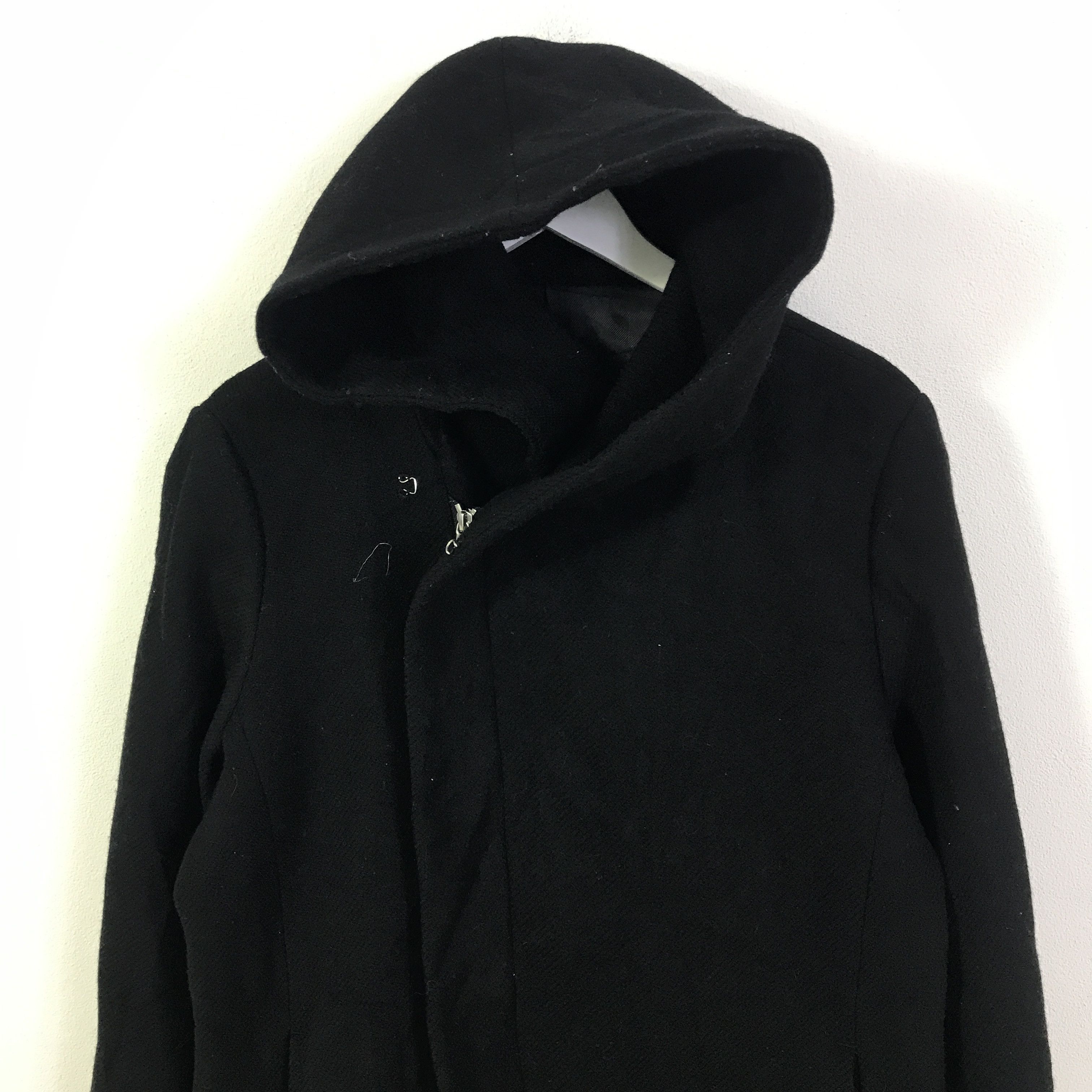 Tete Homme tete homme japanese coats wool hoodie jacket K122B3 Size US M / EU 48-50 / 2 - 2 Thumbnail