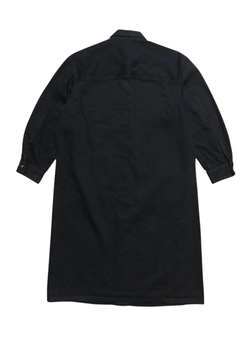 Lemaire × Uniqlo Uniqlo x Lemaire All Black Denim Trenchcoat Size L / US 10 / IT 46 - 2 Thumbnail