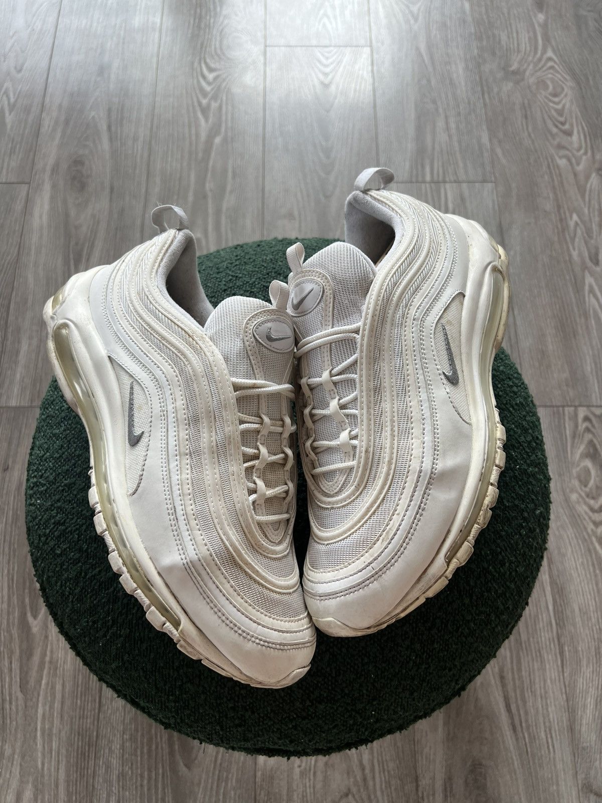 Nike Nike Air Max 97 White Avant Garde Y2k MX Zoom Sneakers Size US 12 / EU 45 - 9 Thumbnail