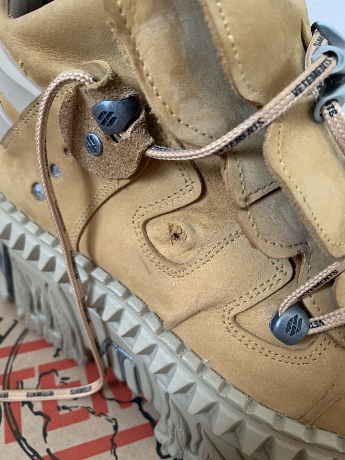 New Rock × Vetements VETEMENTS x New Rock flamesole camel boots *rare* Size US 9 / EU 42 - 15 Thumbnail
