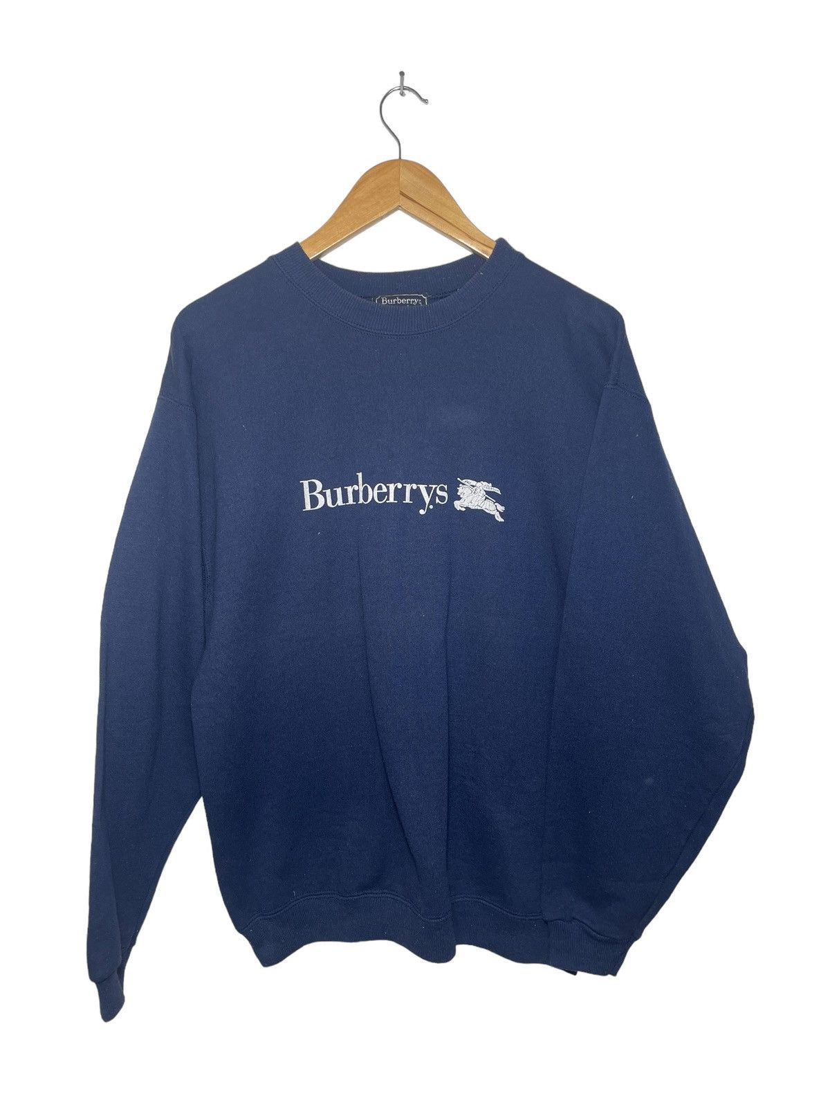 Burberry Prorsum Vintage Burberry spell out Made in usa sweatshirt jumper Grailed