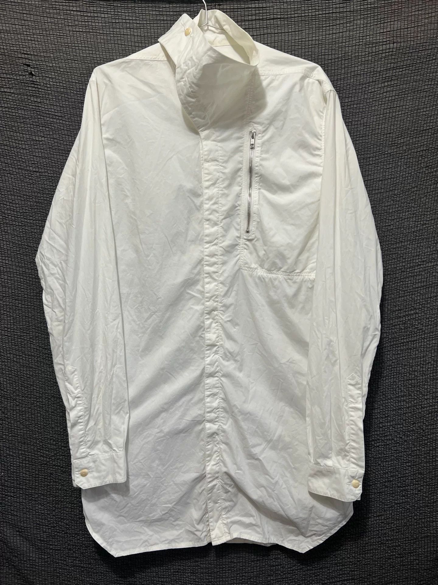 Rick Owens rick owens f/w14 moody irregular collar tank shirt Size US XXL / EU 58 / 5 - 1 Thumbnail