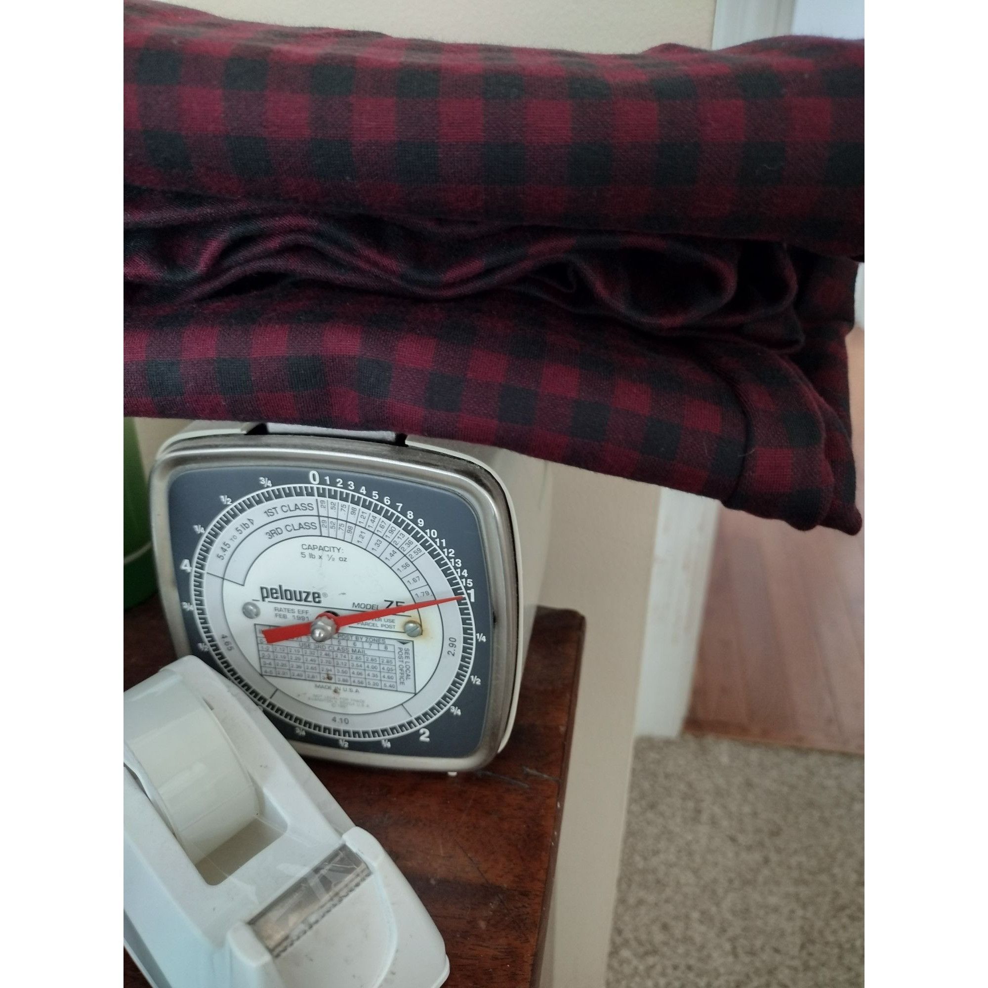 J. Jill J.Jill Womens Ponte Slim Leg Pants Size S Red & Black Plaid Size 28" / US 6 / IT 42 - 10 Thumbnail