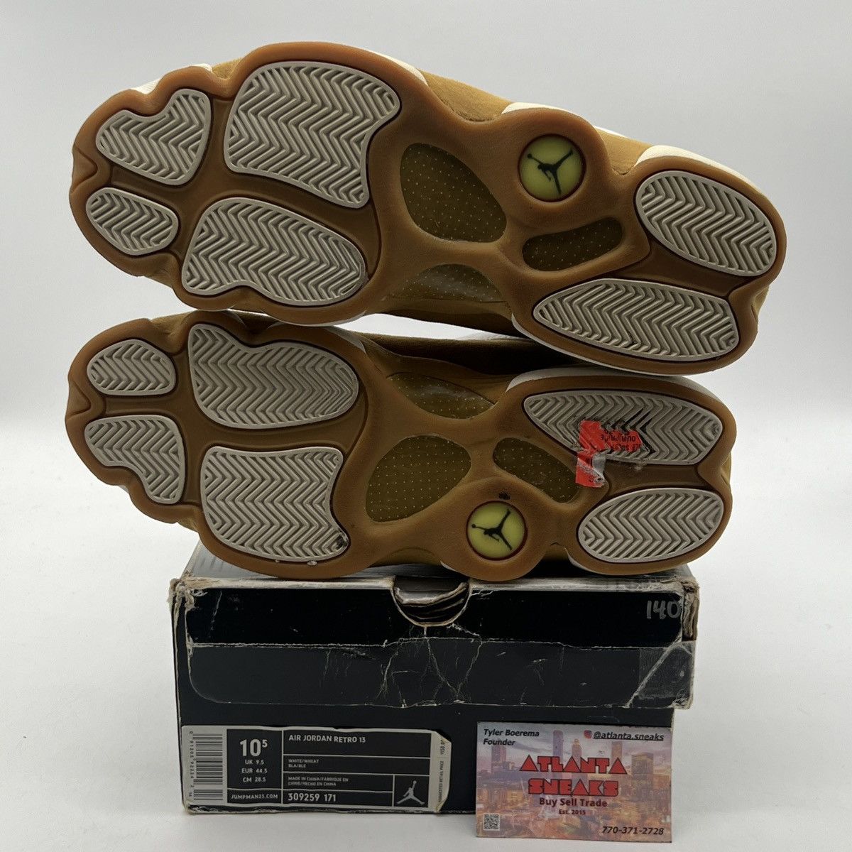 Jordan Brand Air Jordan 13 wheat Size US 10.5 / EU 43-44 - 8 Thumbnail