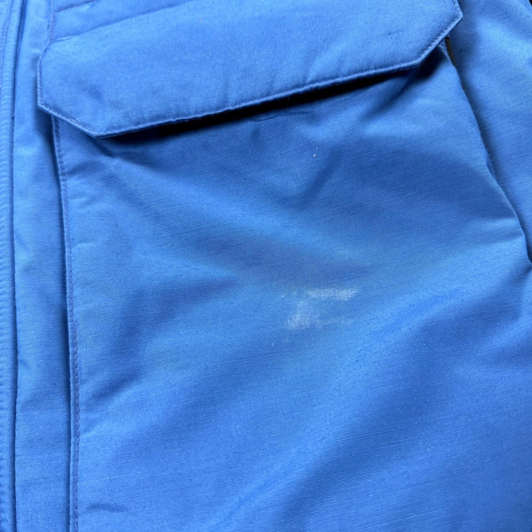Vintage Arctic Bay Canada DOWN GOOSE NUNAVUT PARKA LARGE L WARM royal blue MSRP ,350 Size US L / EU 52-54 / 3 - 4 Thumbnail