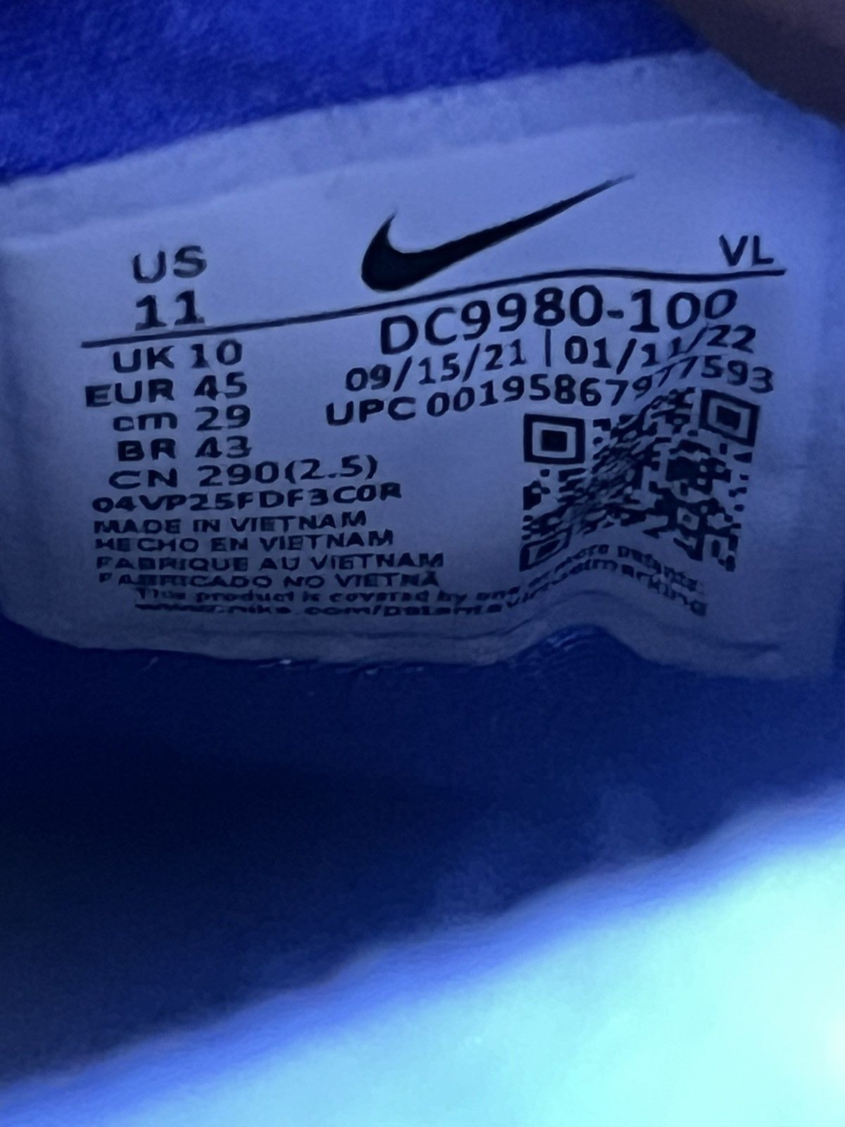Nike Nike Air Max Griffey 1 Baseball Cleats (DC9980-100) Men’s 11 Size US 11 / EU 44 - 9 Thumbnail
