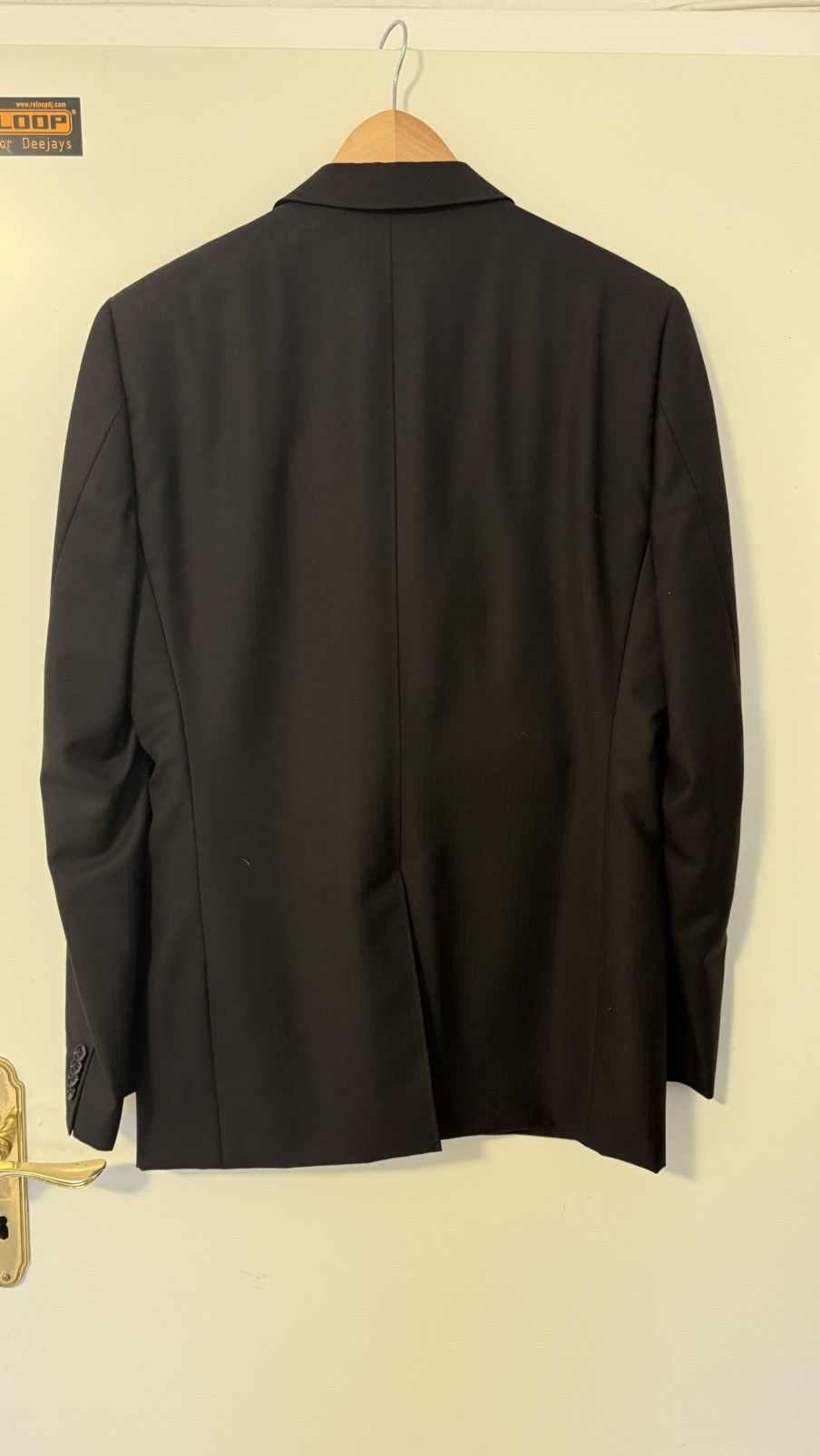 Dolce & Gabbana D&G Dolce & Gabbana Black Wool Silk Suit (EU 50) Size 40R - 4 Thumbnail