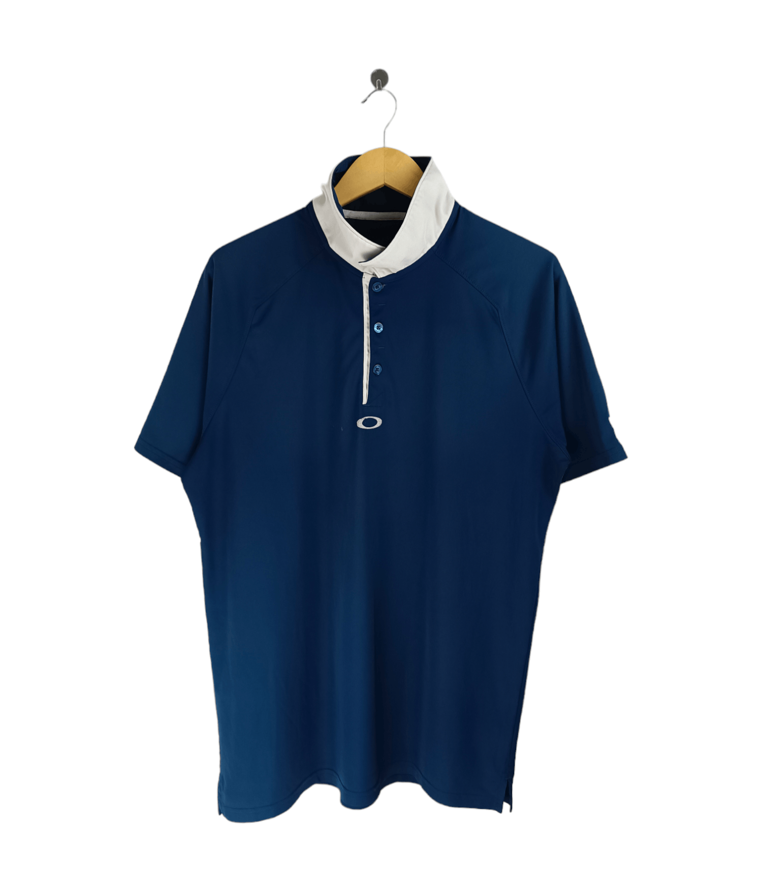 Vintage Oakley Polo Shirt Men's Size XL Black Center Logo