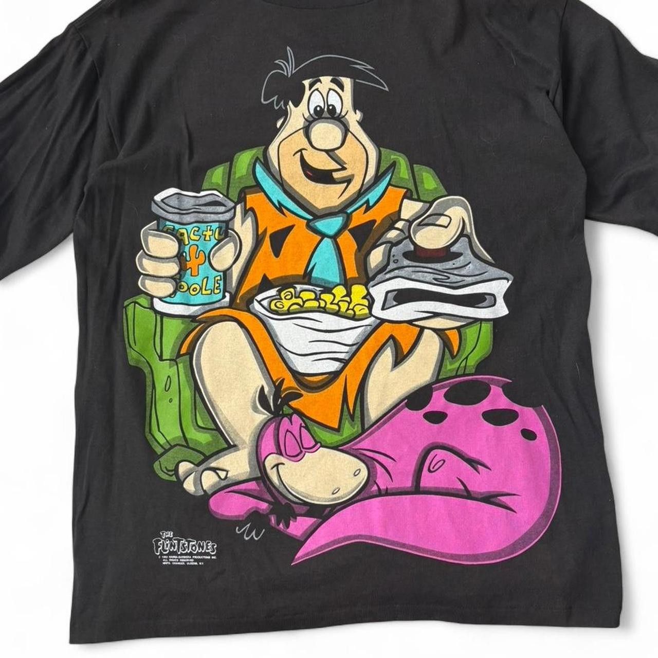 Changes Vintage 1993 The Flintstones Graphic tee. Single stitch. Size US L / EU 52-54 / 3 - 2 Thumbnail