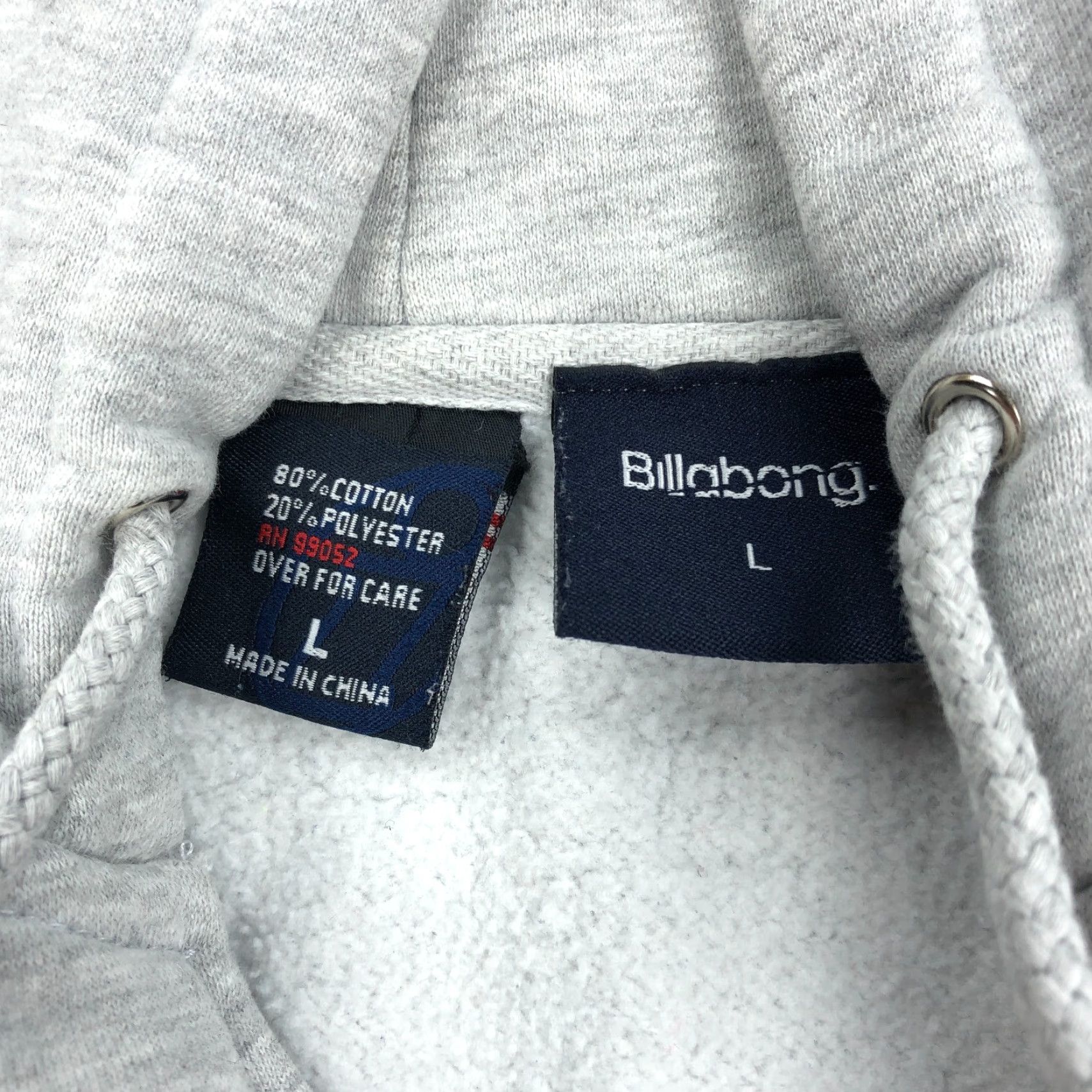 Billabong VINTAGE Billabong Hoodie Mens Large Full Zip Gray Surf Y2K Size US L / EU 52-54 / 3 - 6 Thumbnail