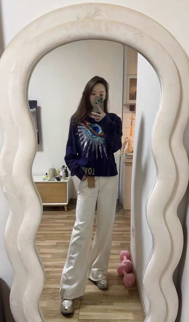 Gucci Gucci Dark purple sequin flying saucer cotton round-neck lo Size US S / EU 44-46 / 1 - 9 Thumbnail