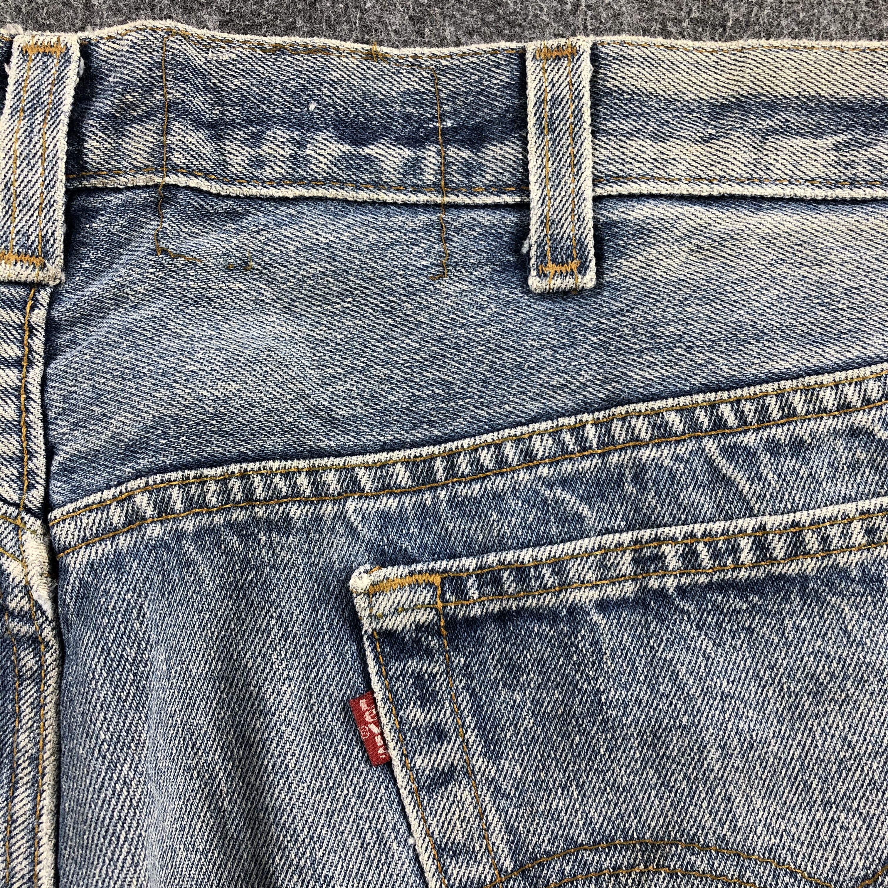 Levi's × Vintage Vintage 90s Light Wash Levis 501 Jeans-JM866 Size US 43 - 6 Thumbnail