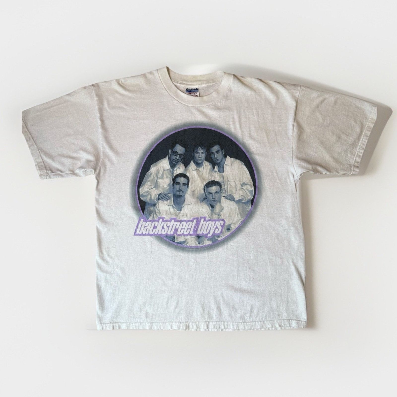 Vintage Vintage Backstreet Boys Shirt XL White Y2K Pop Music Size US XL / EU 56 / 4 - 1 Thumbnail