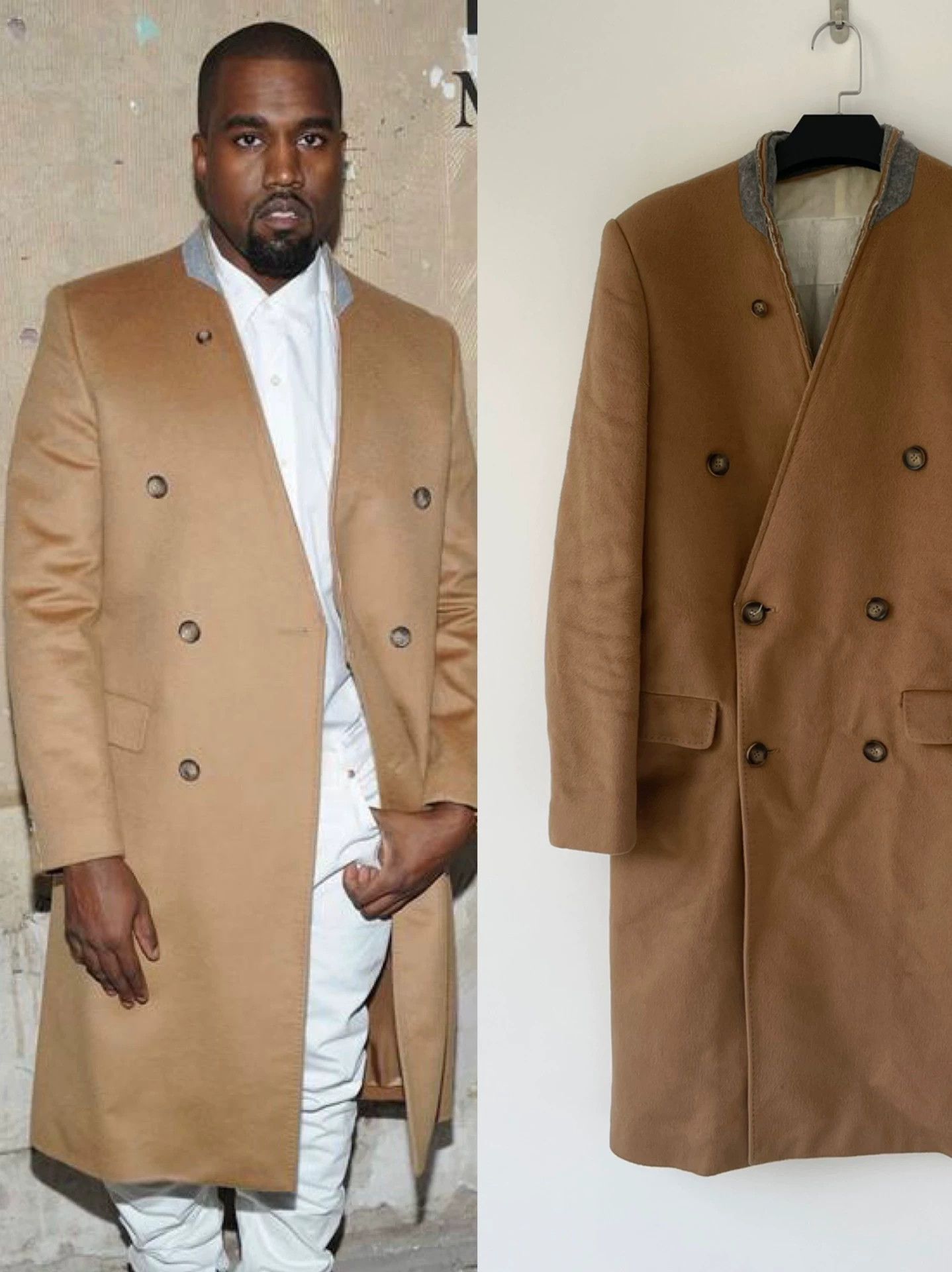 Other MMM 06 HM Collab Reversible Collarless Wool Coat 46 Size US S / EU 44-46 / 1 - 1 Thumbnail