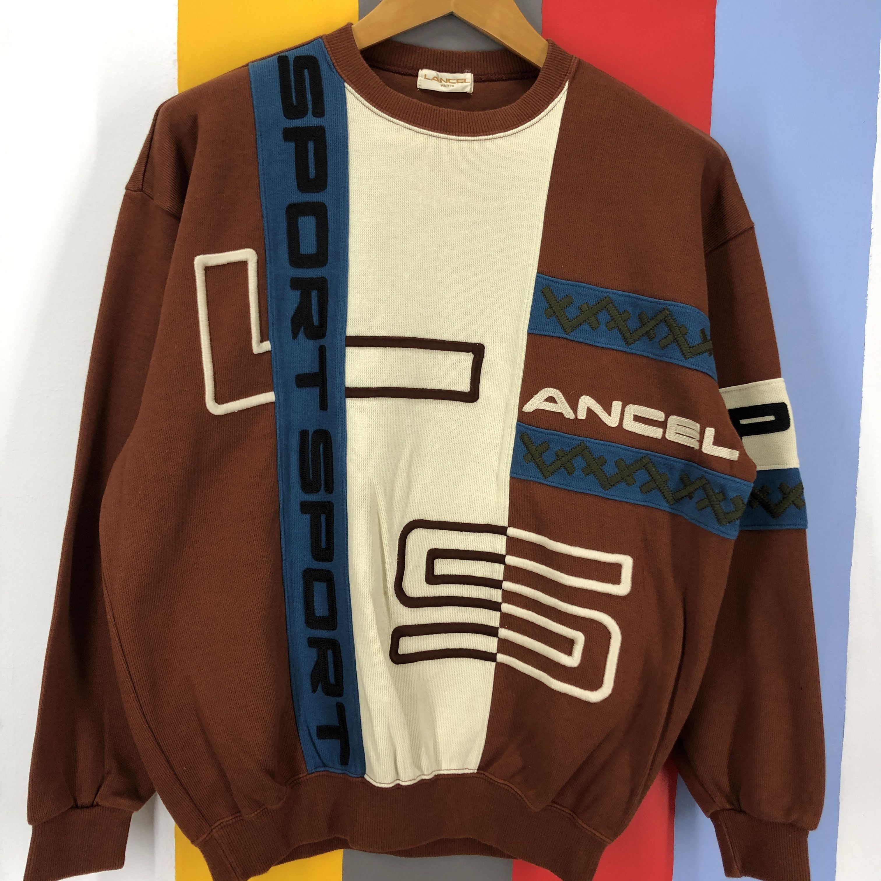 Lancel LANCEL Made In Japan Crew Neck Sweatshirt #1061/AK Size US M / EU 48-50 / 2 - 2 Thumbnail