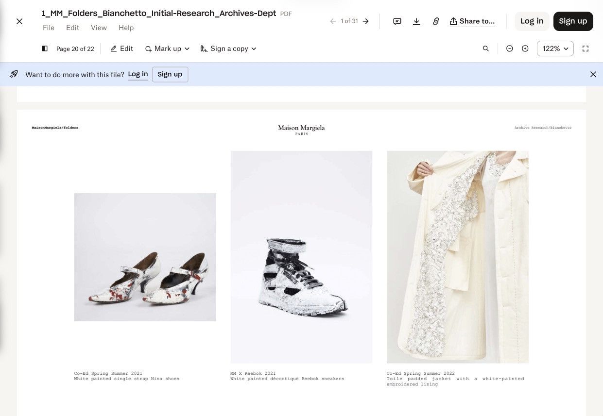 Maison Margiela Maison Margiela Artisanal SS22 Embroidered White Toile Coat Size US L / EU 52-54 / 3 - 2 Thumbnail