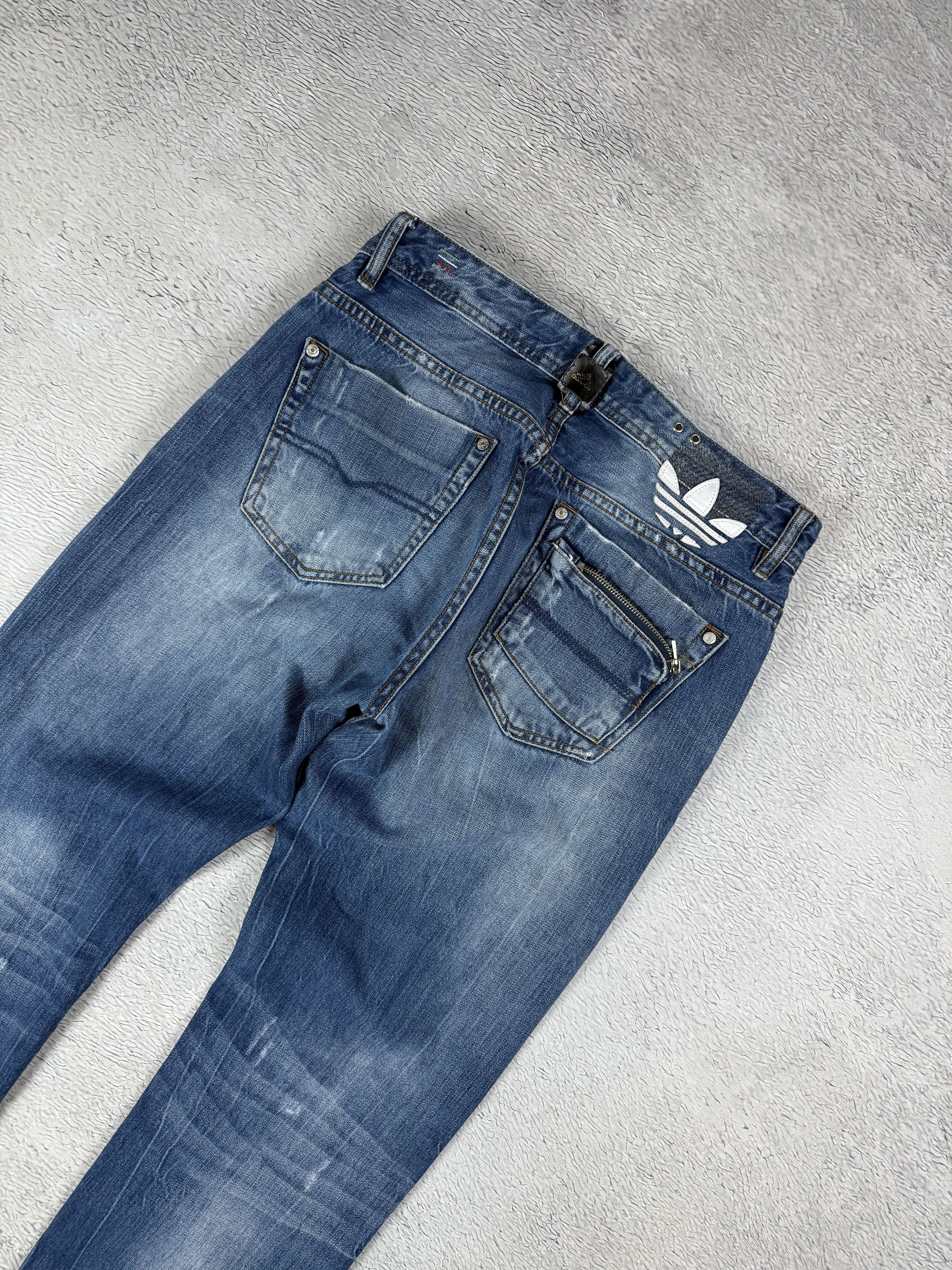 Diesel Diesel x Adidas Jeans Selvedge Ripped Viker-Ad Streetwear Size US 32 / EU 48 - 4 Thumbnail