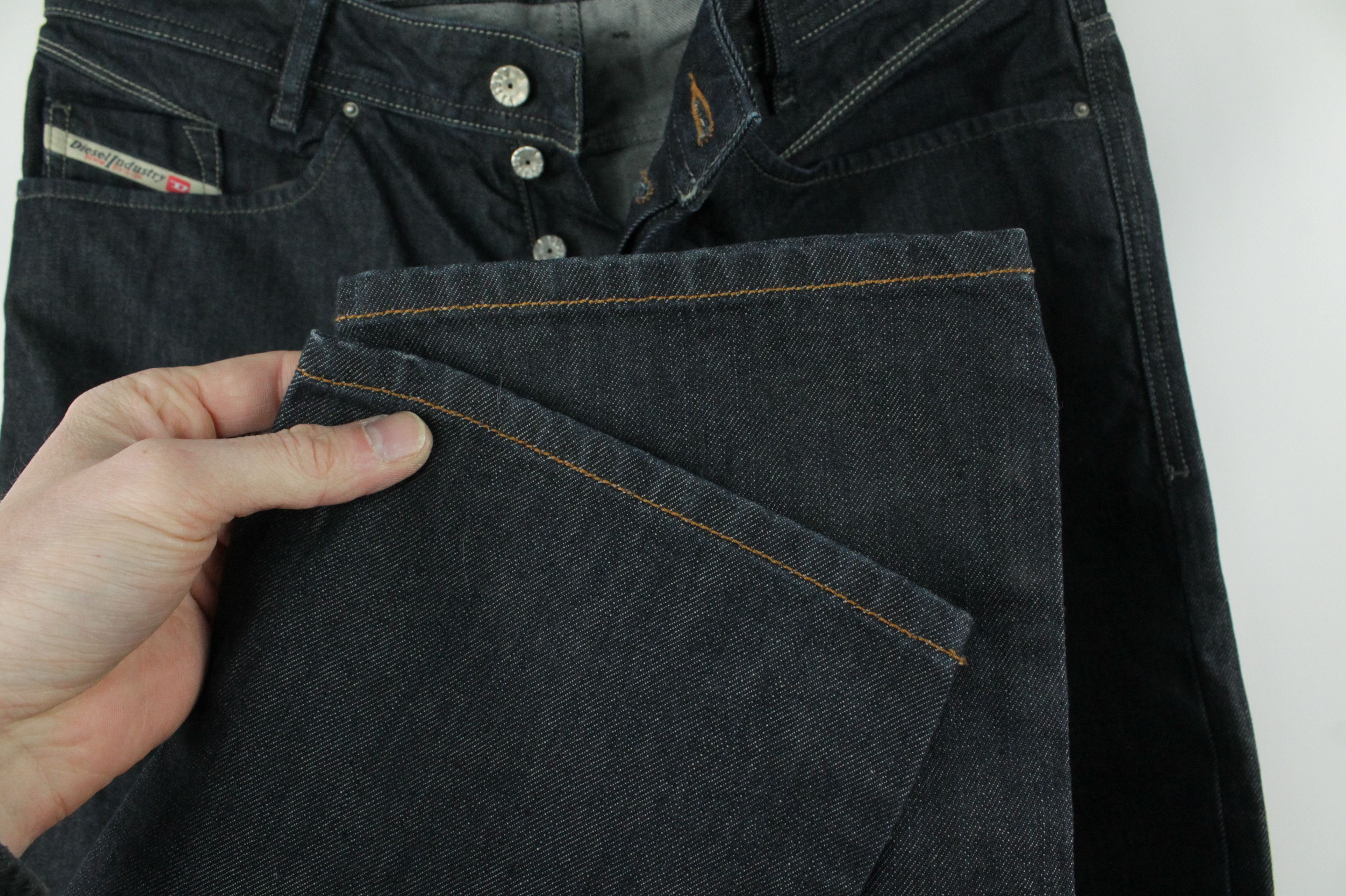 Diesel 00s Diesel Poiak Regular Slim-Tapered Indigo Denim Jeans Size US 32 / EU 48 - 3 Thumbnail