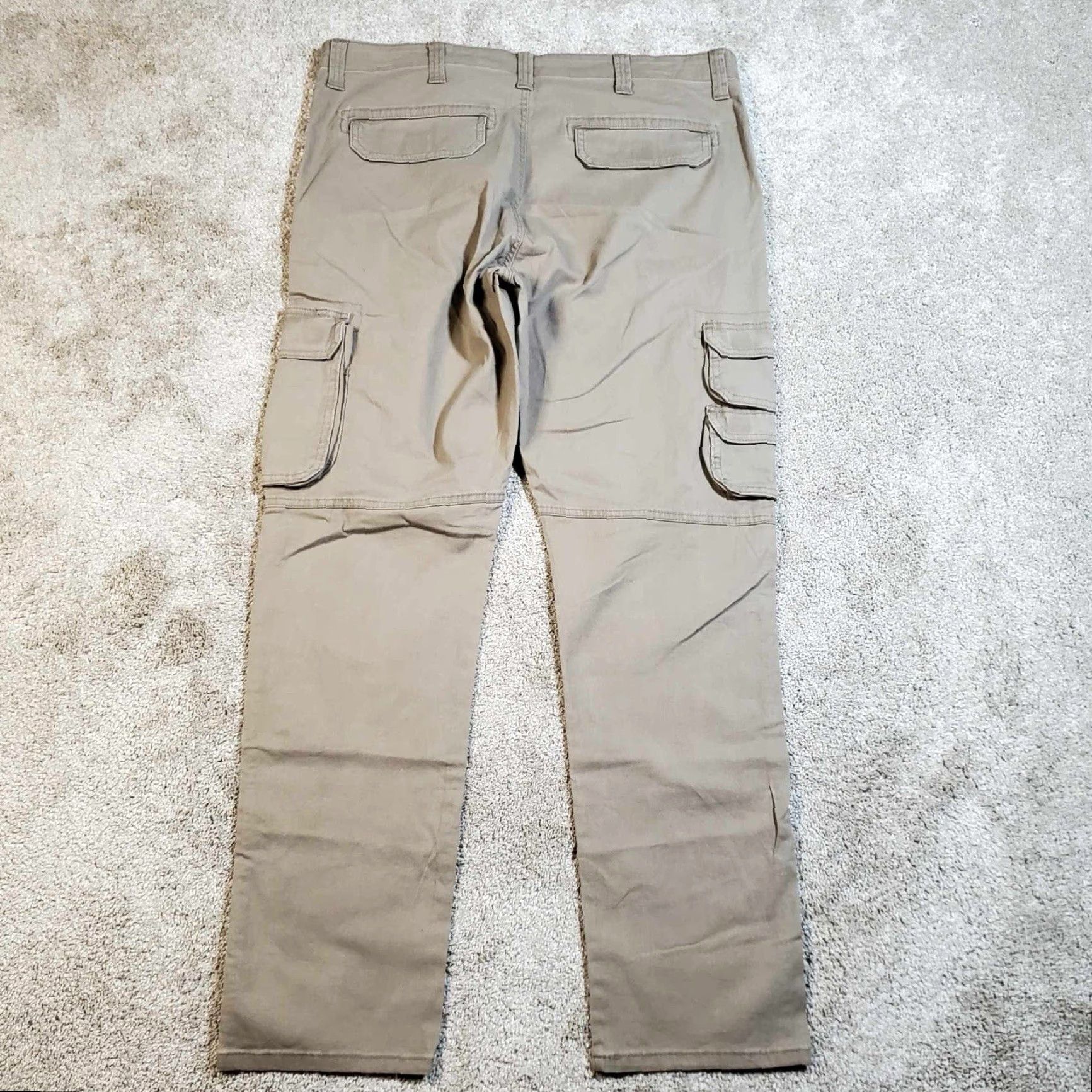 Wrangler Wrangler Pants Mens 38x30 Cargo Workwear Outdoor Casual Grunge Skater Green Wrangler Cargo Pants Mens 38 30 Green Size US 38 / EU 54 - 4 Thumbnail
