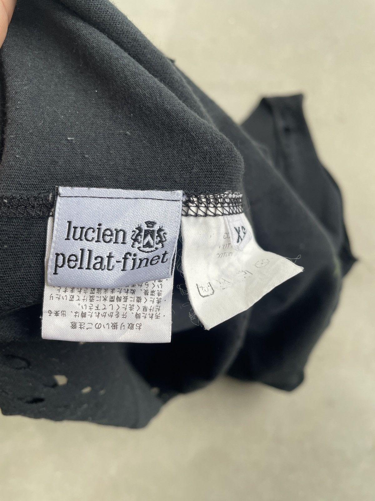 Lucien Pellat-Finet LUCIENT PELLAT-FINED DIATRESSED SINGLET Size XS / US 0-2 / IT 36-38 - 3 Thumbnail
