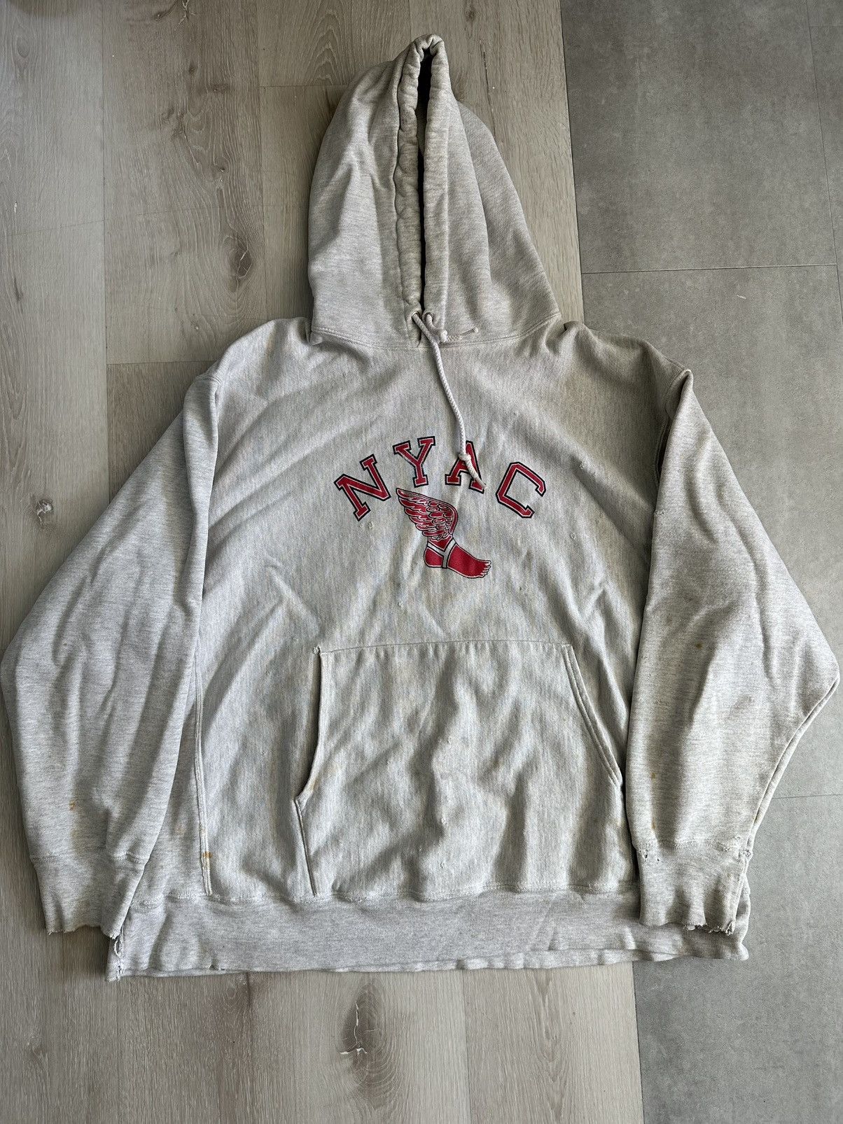 Vintage NYAC Vintage Hoodie Size US XXL / EU 58 / 5 - 1 Thumbnail