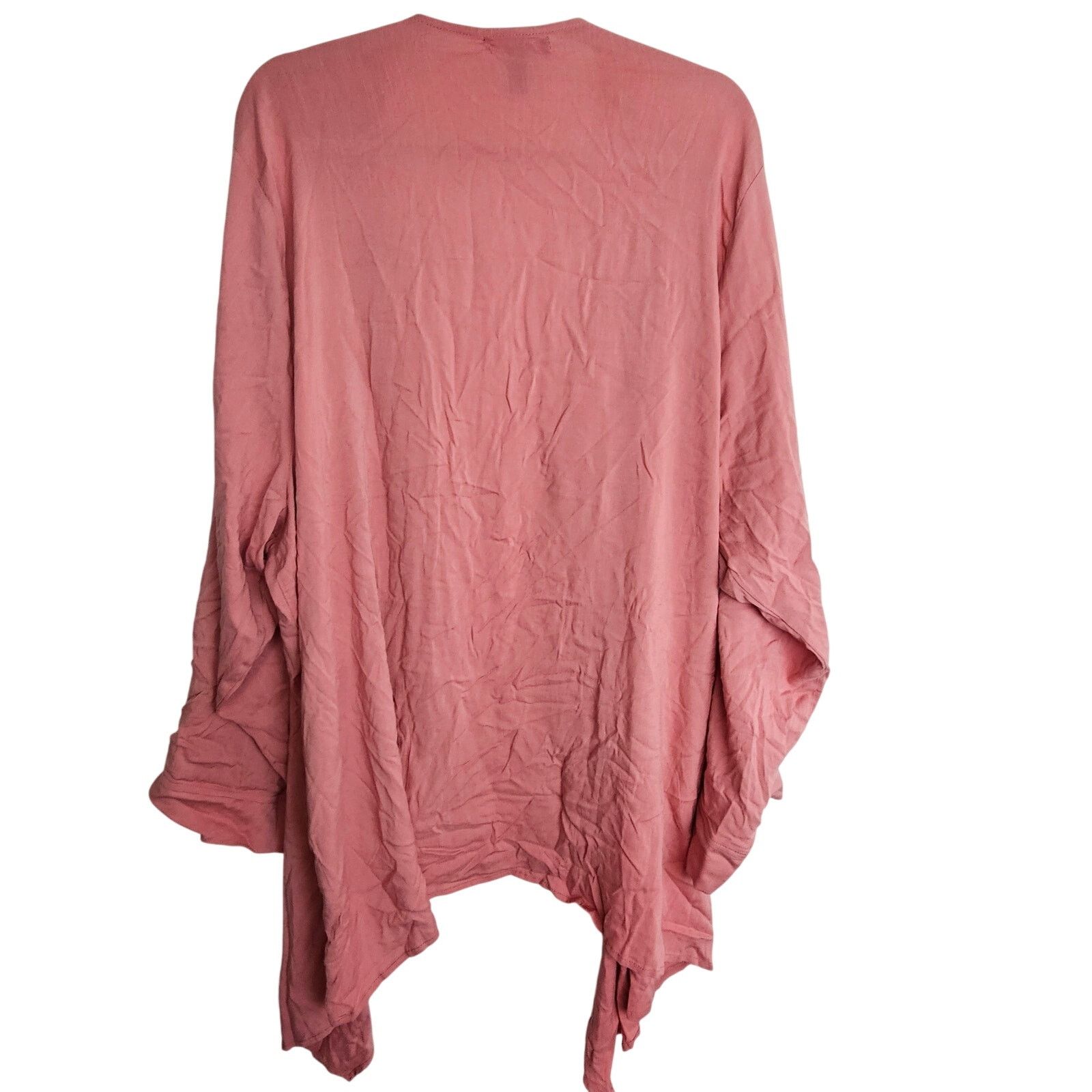 Torrid Torrid Womens Textured Drape Kimono Size 4X Stretch Layering Size 4XL / US 24-26 - 9 Thumbnail