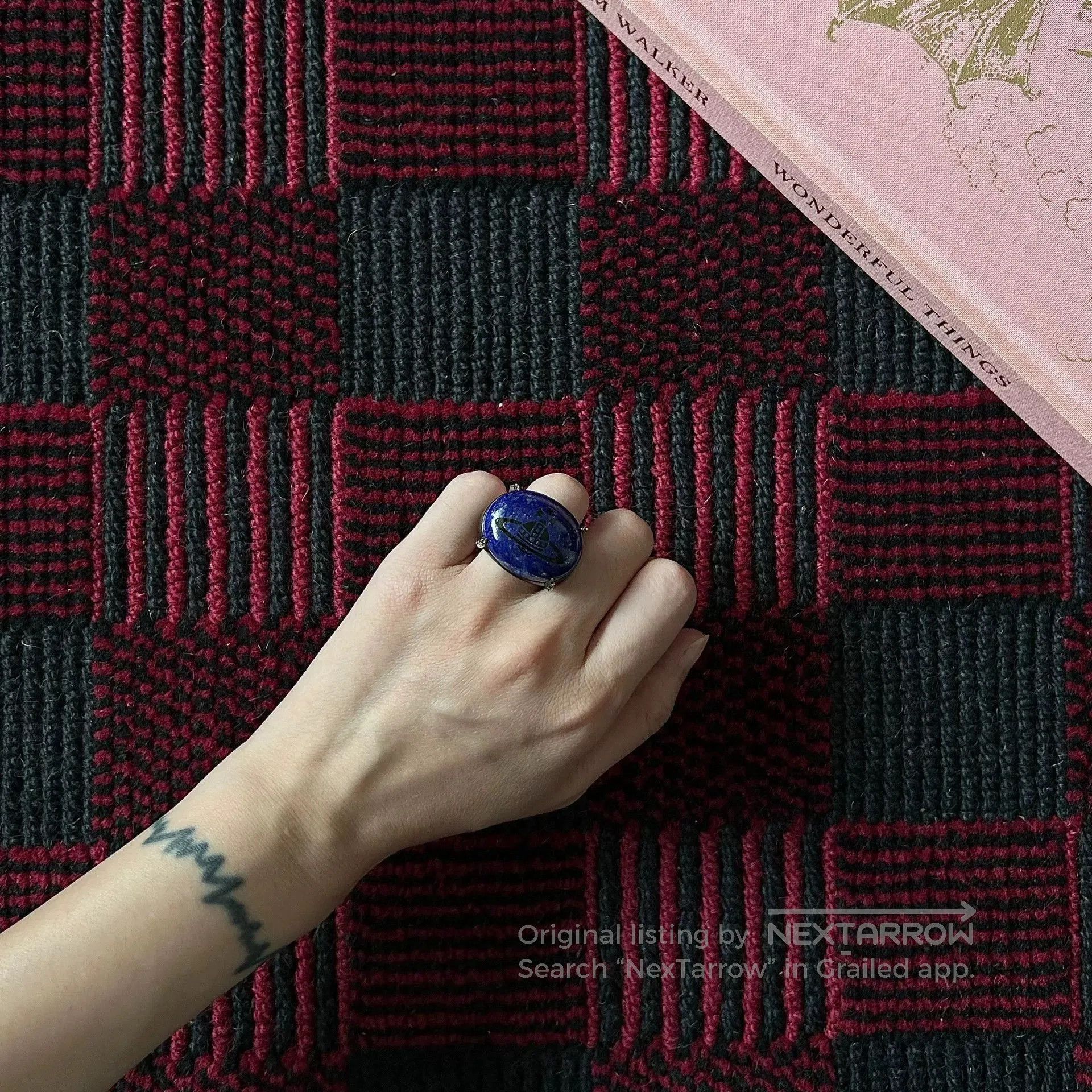 Vivienne Westwood vintage vivienne westwood blue acrylic ring. Size ONE SIZE - 6 Thumbnail