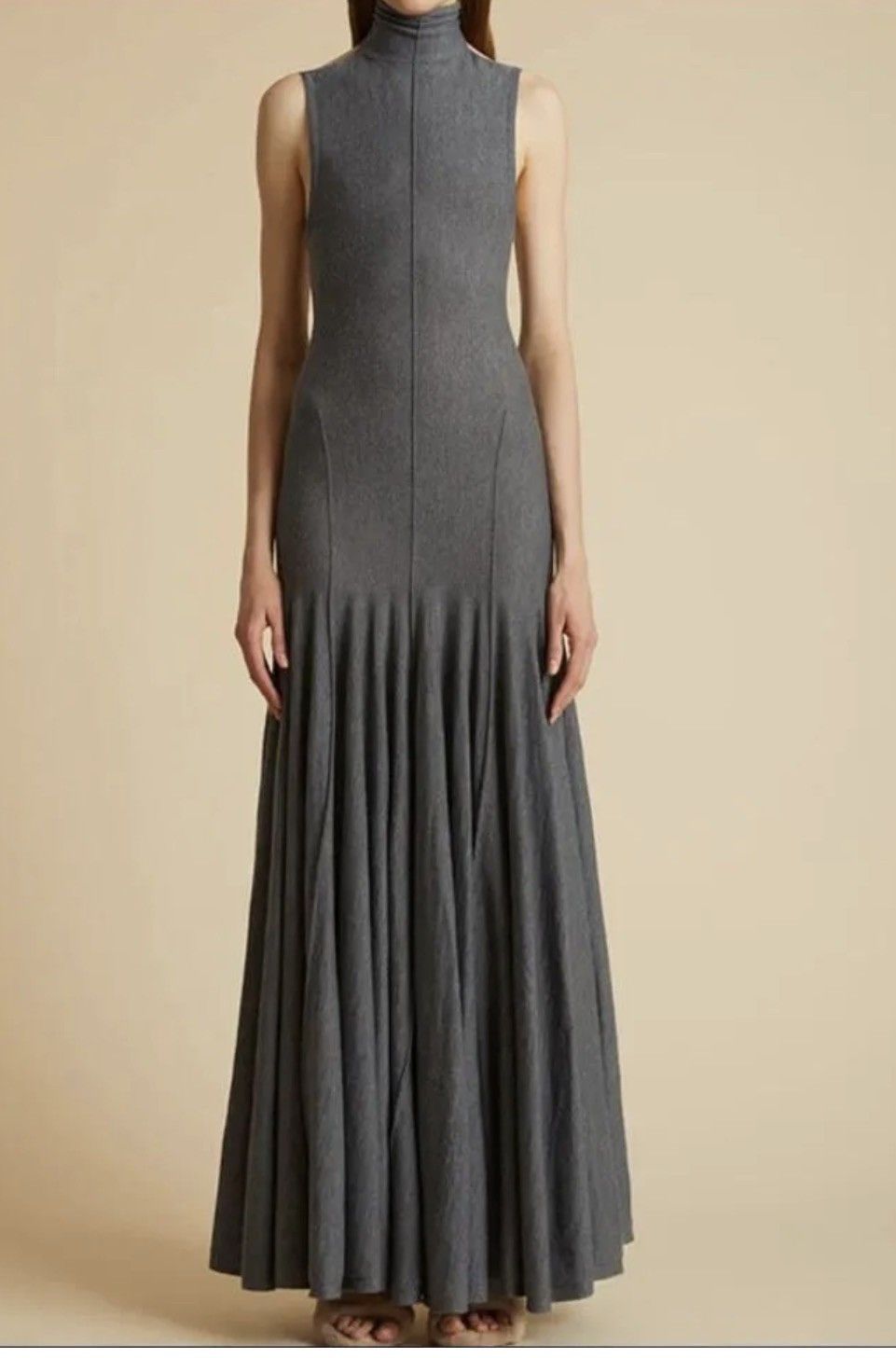 KHAITE Khaite Romee open-back draped merino wool maxi dress Small Size S / US 4 / IT 40 - 10 Thumbnail