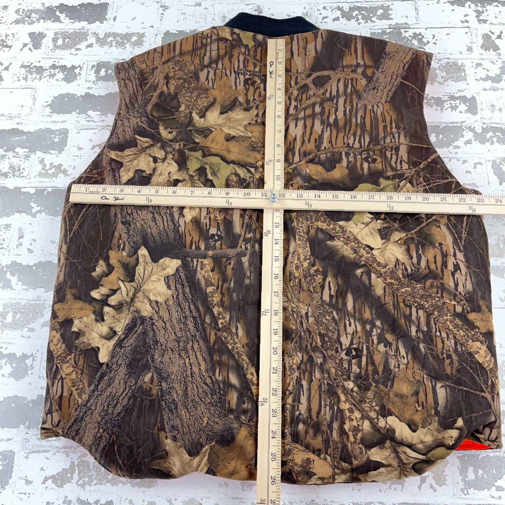 Vintage Vintage Cabelas Puffer Vest Men Large Brown Orange Camo Jacket Reversible Hunt Size US L / EU 52-54 / 3 - 7 Thumbnail