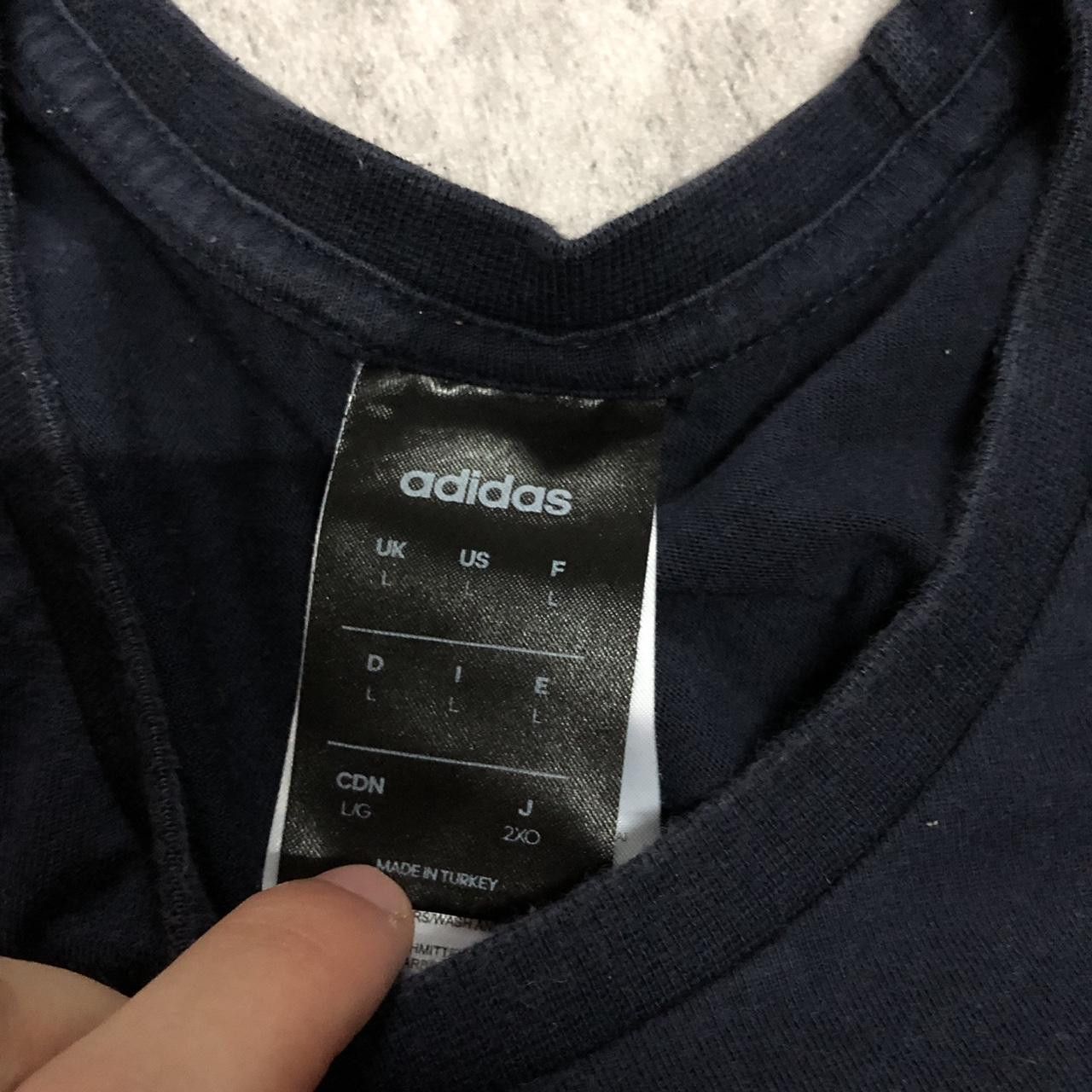 Adidas Black and orange Adidas streetwear T-shirt Size US L / EU 52-54 / 3 - 3 Thumbnail