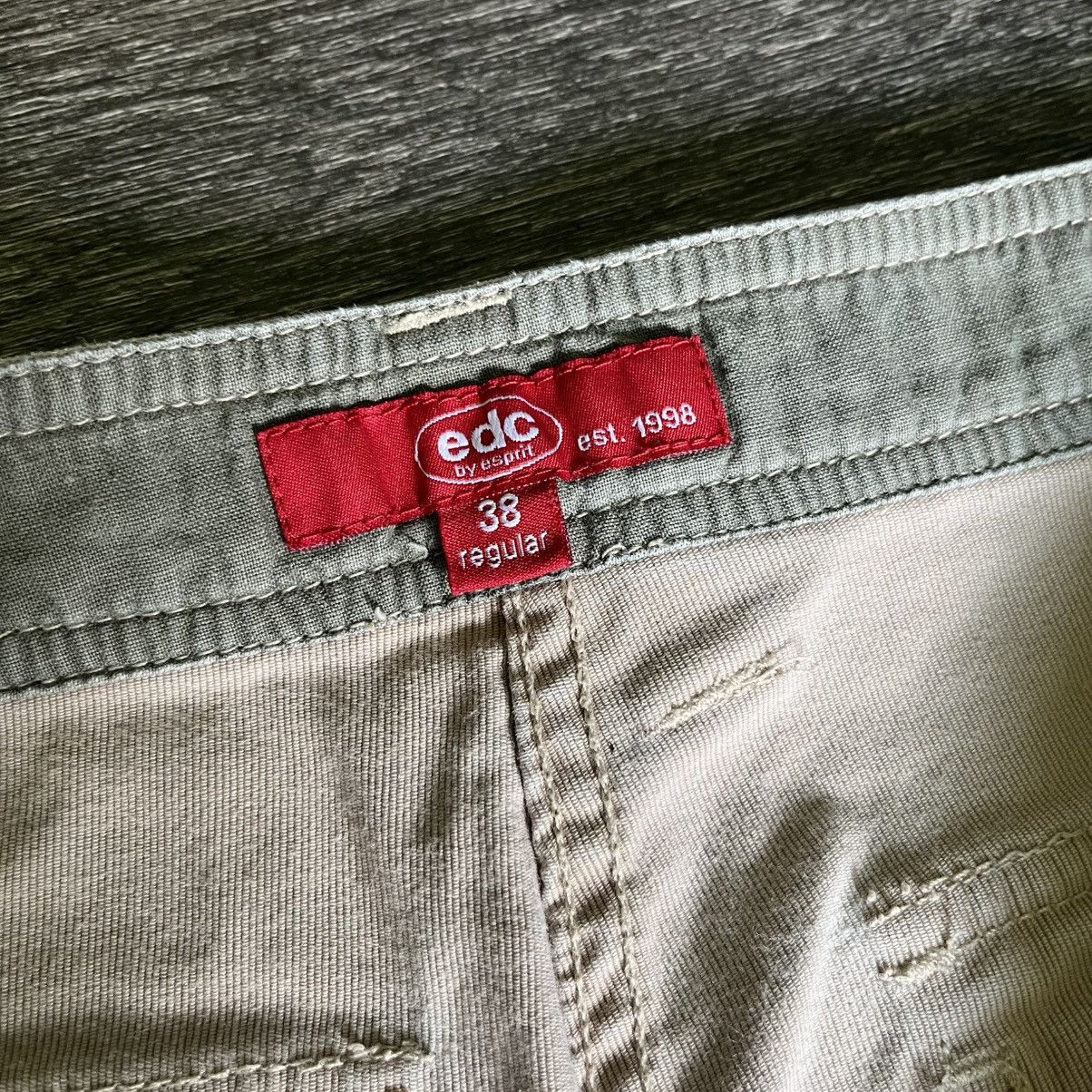 ESPIRIT Vintage 2000s EDC by Esprit London Calling Punk Cargo Pants Size 30" / US 8 / IT 44 - 12 Thumbnail