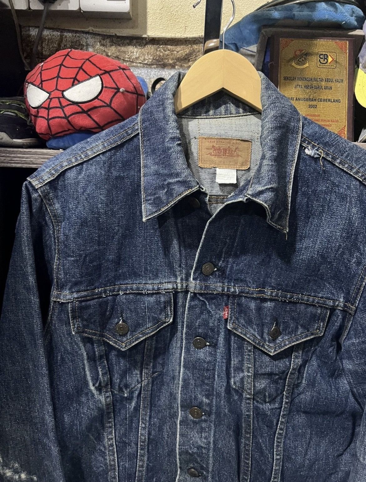 Levi's Vintage Clothing 🔥Vintage Levis Made in Usa Denim Trucker Size US M / EU 48-50 / 2 - 4 Thumbnail