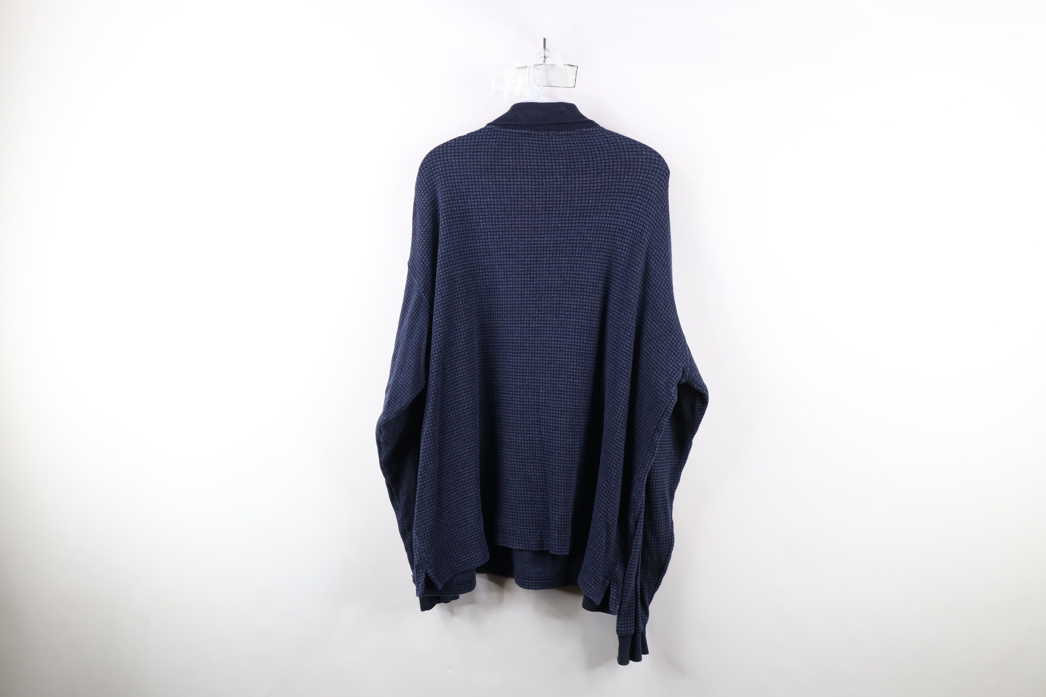 Vintage Vintage 90s Streetwear Baggy Fit Knit Long Sleeve Rugby Polo Size US M / EU 48-50 / 2 - 7 Thumbnail