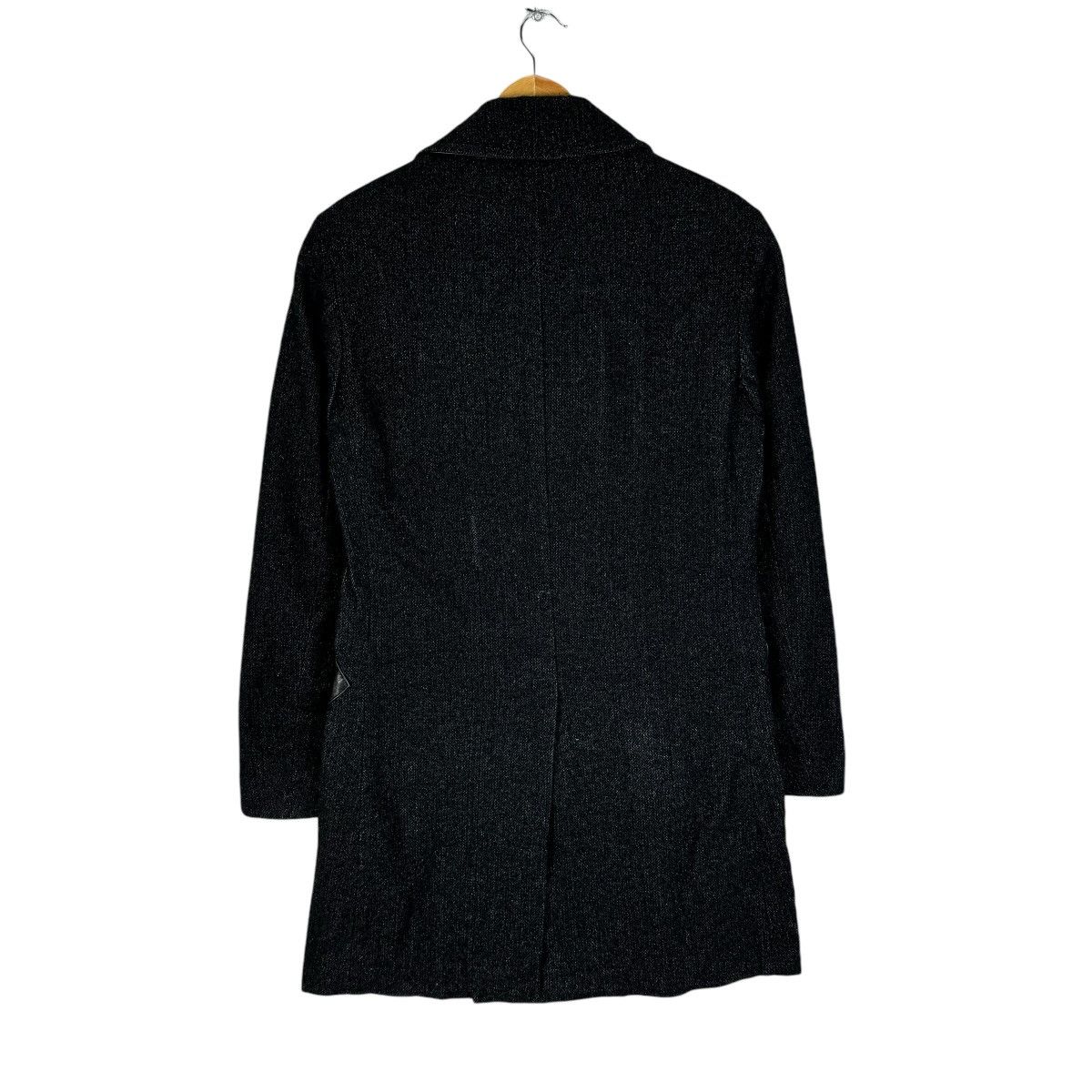 John Varvatos ☀️JOHN VARVATOS LEATHER PART TRENCH COAT JACKET Size US S / EU 44-46 / 1 - 6 Thumbnail